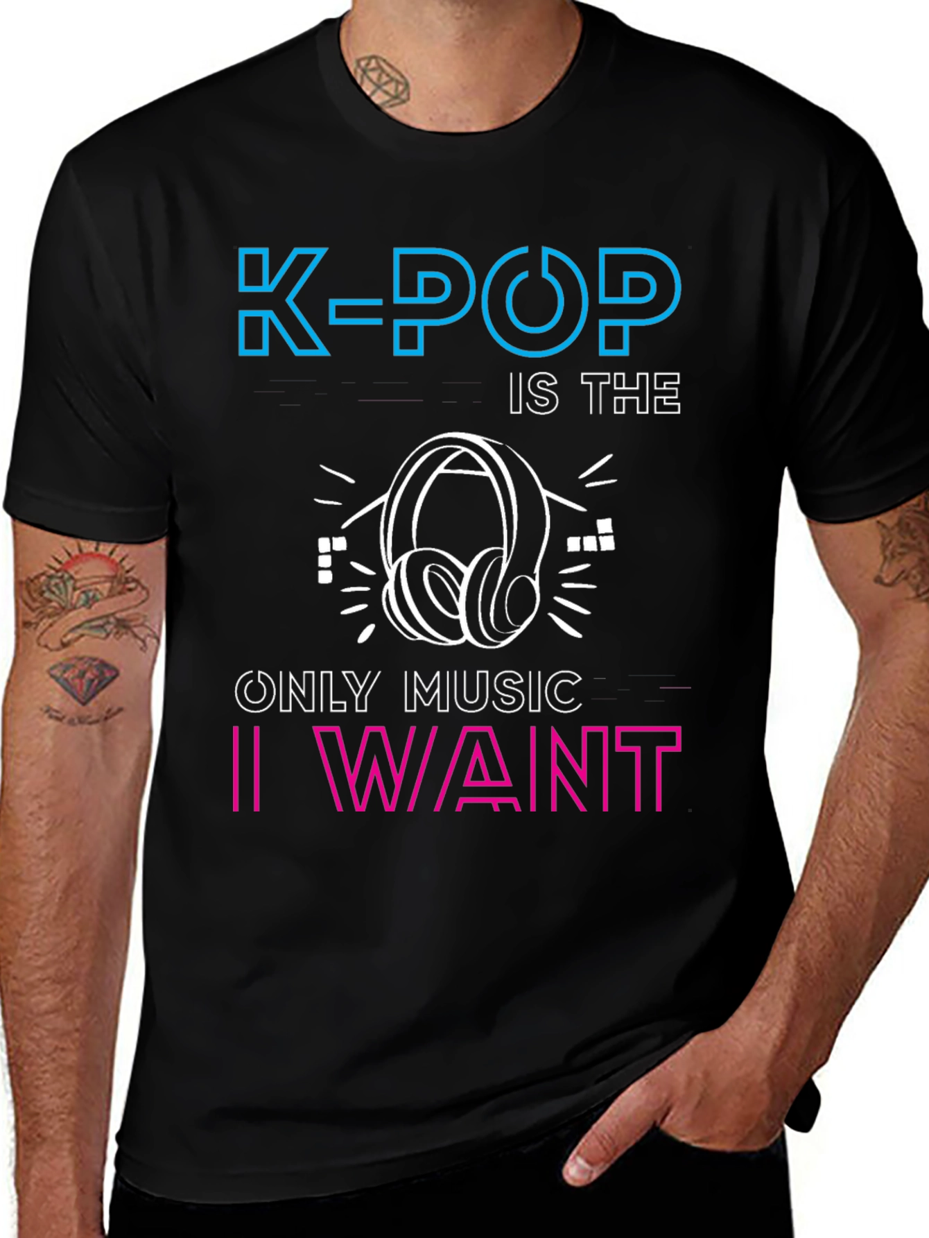 K-Pop Music Lover Graphic T-Shirt