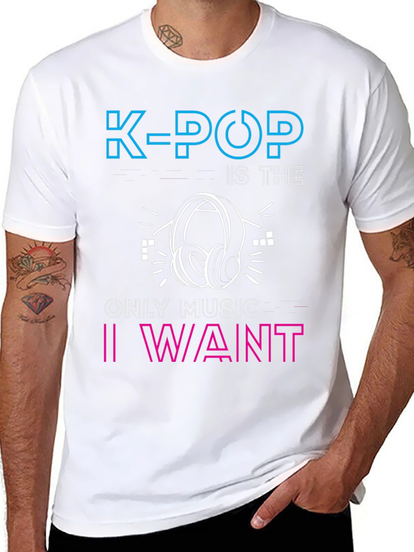 K-Pop Music Lover Graphic T-Shirt