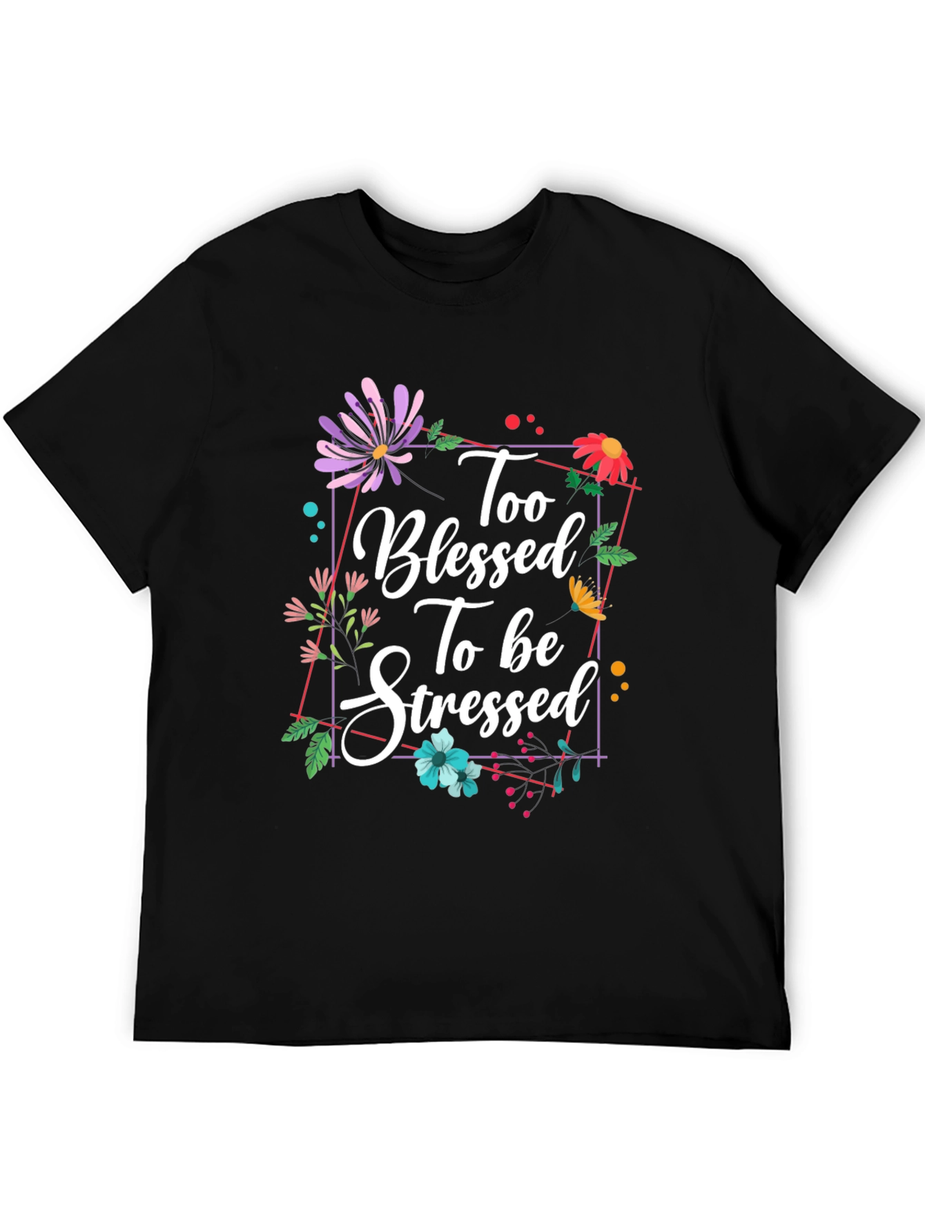 Blessed & Stressed Graphic T-Shirt