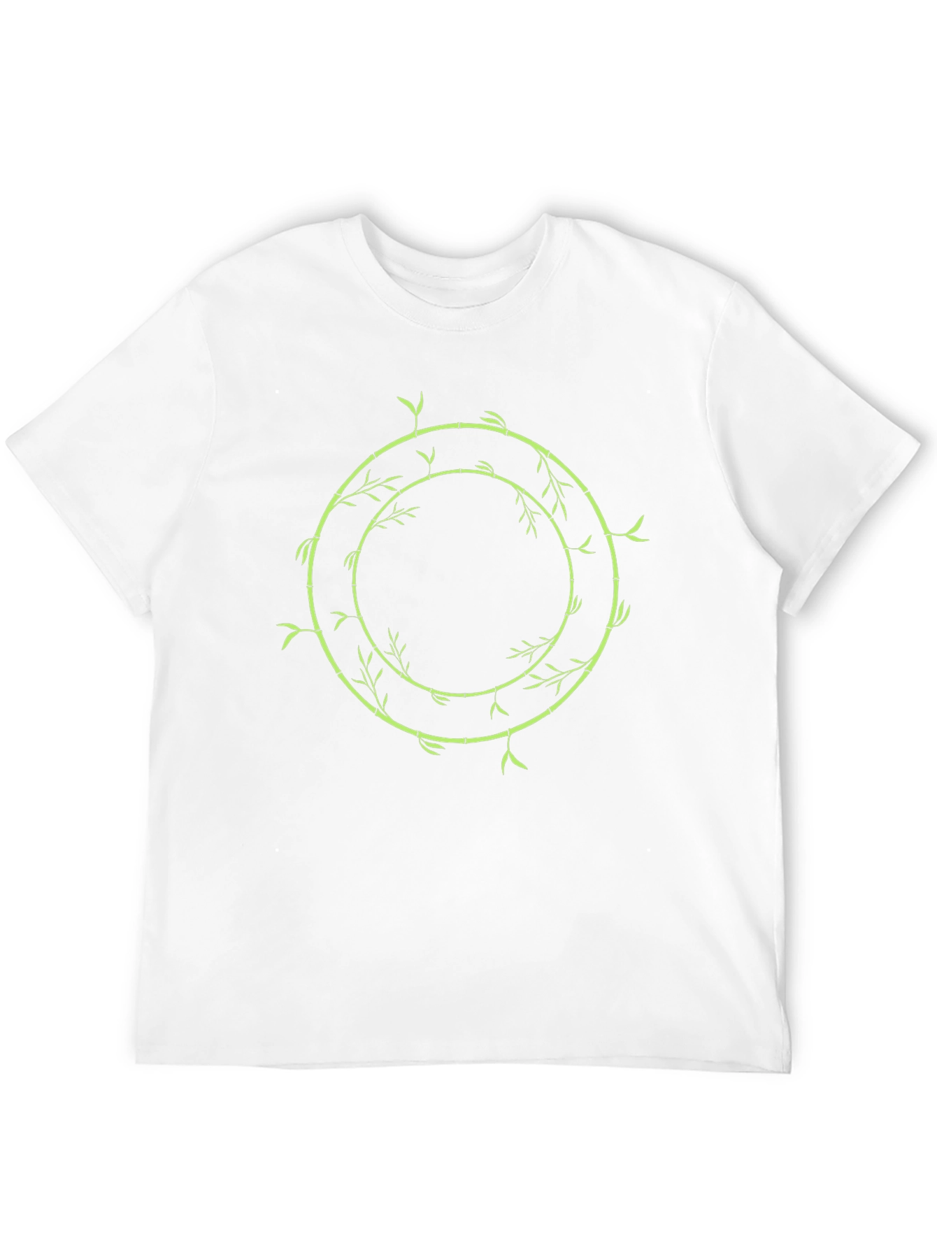 Bamboo Circle Graphic Tee - Stylish & Unique Design
