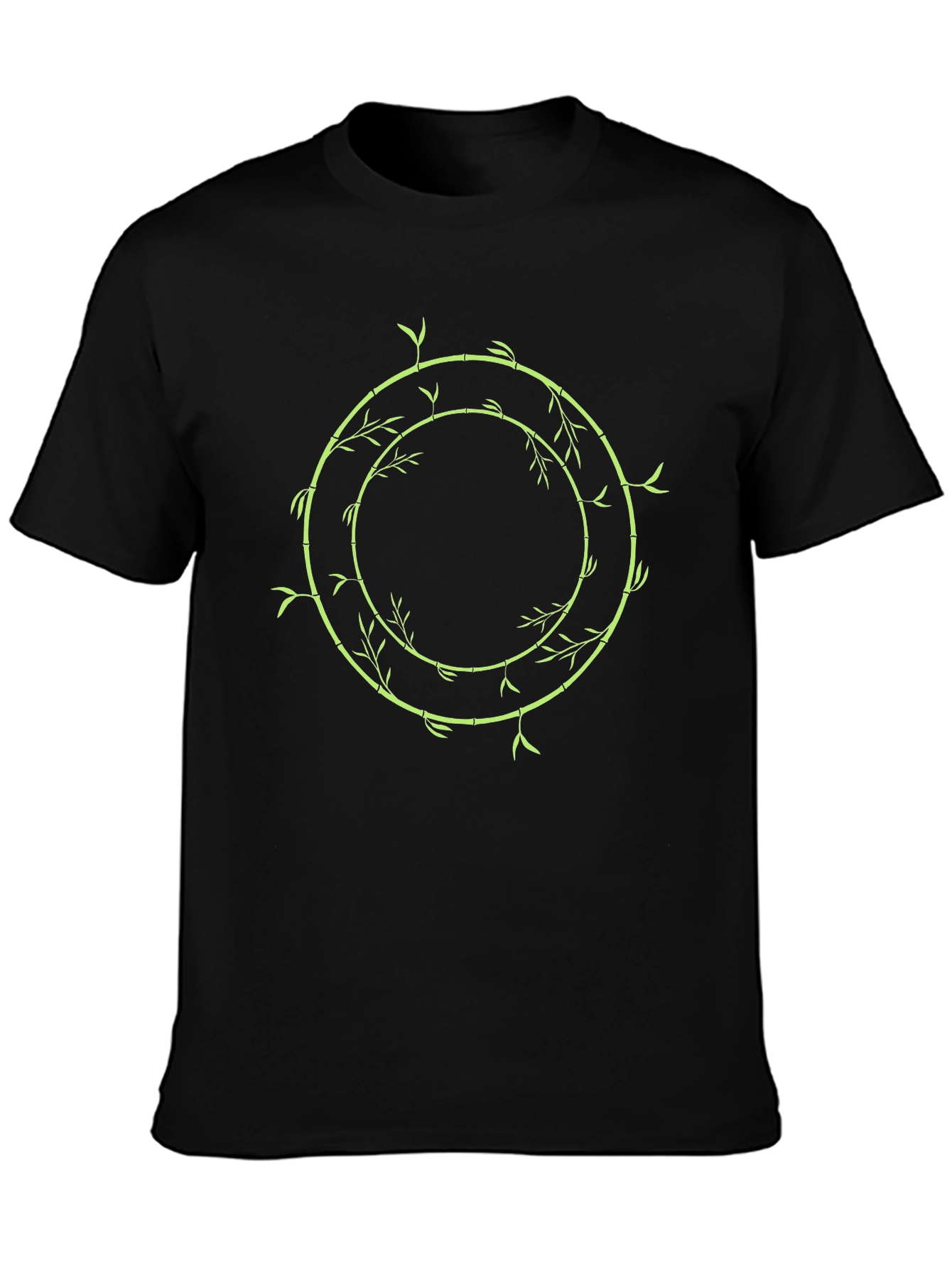 Bamboo Circle Graphic Tee - Stylish & Unique Design