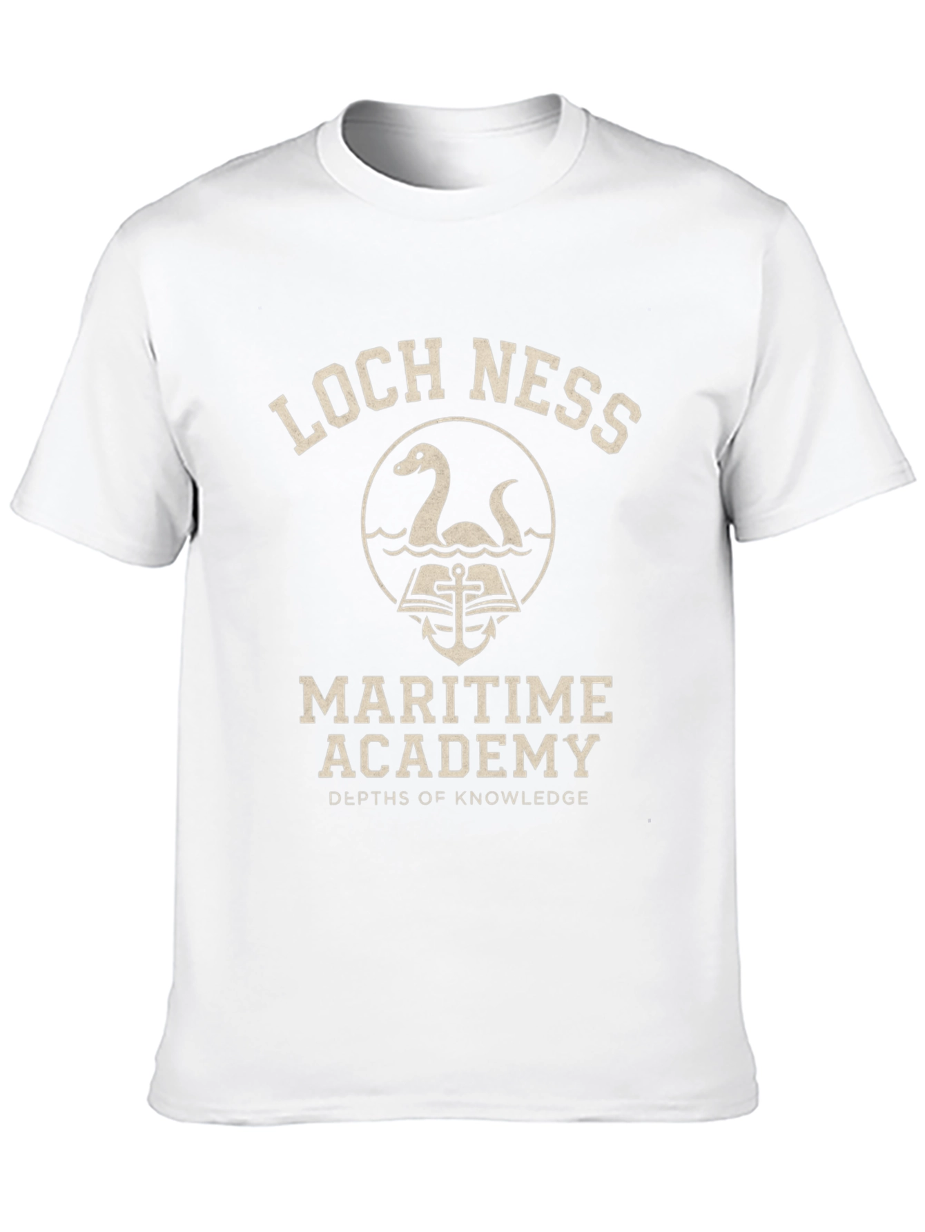 Loch Ness Maritime Academy T-Shirt - Depths of Knowledge