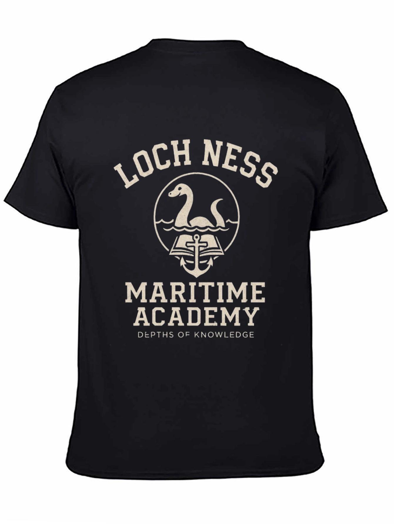 Loch Ness Maritime Academy T-Shirt - Depths of Knowledge