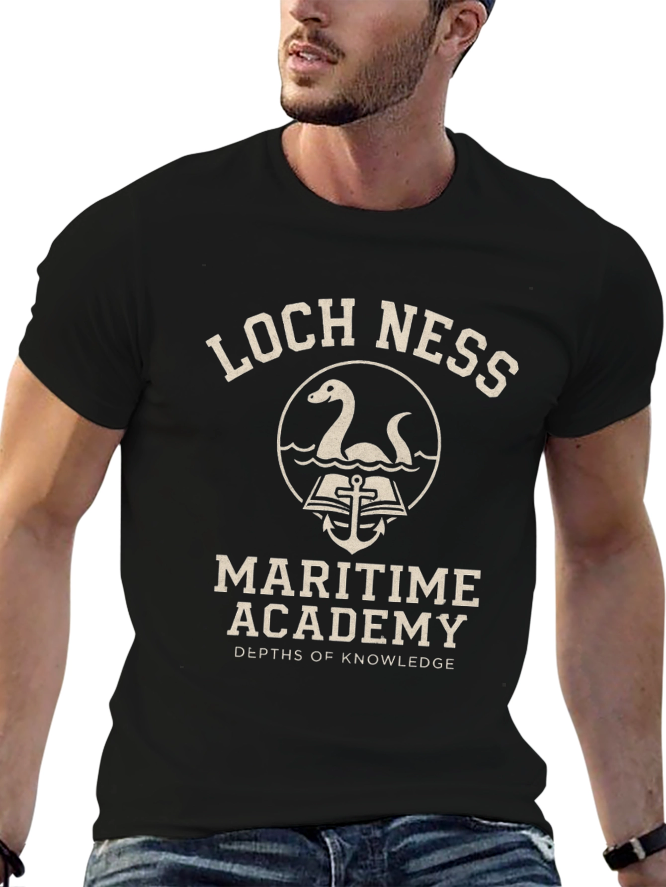 Loch Ness Maritime Academy T-Shirt - Depths of Knowledge