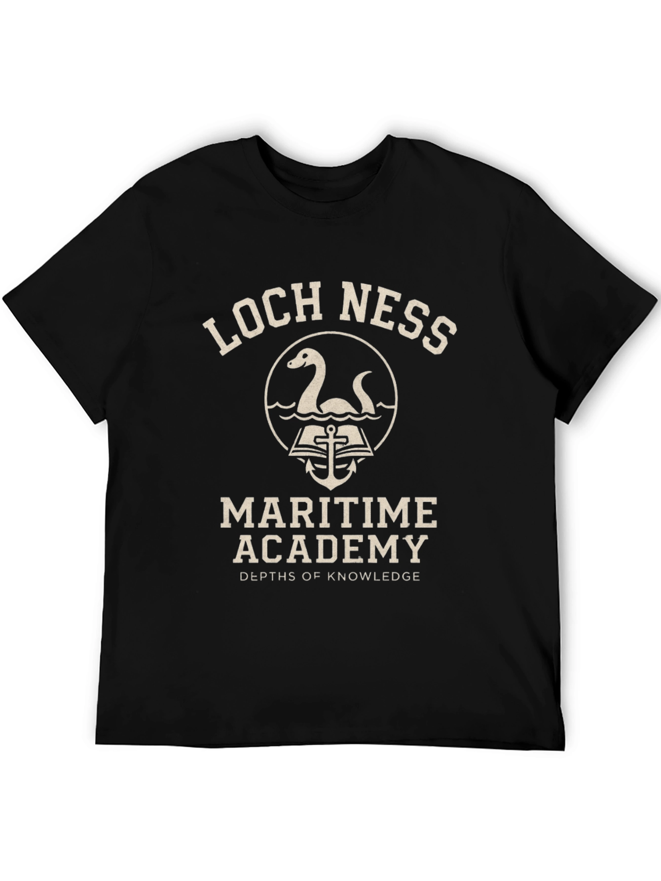 Loch Ness Maritime Academy T-Shirt - Depths of Knowledge