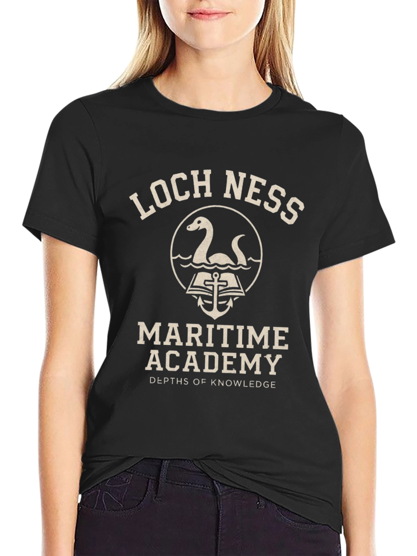 Loch Ness Maritime Academy T-Shirt - Depths of Knowledge