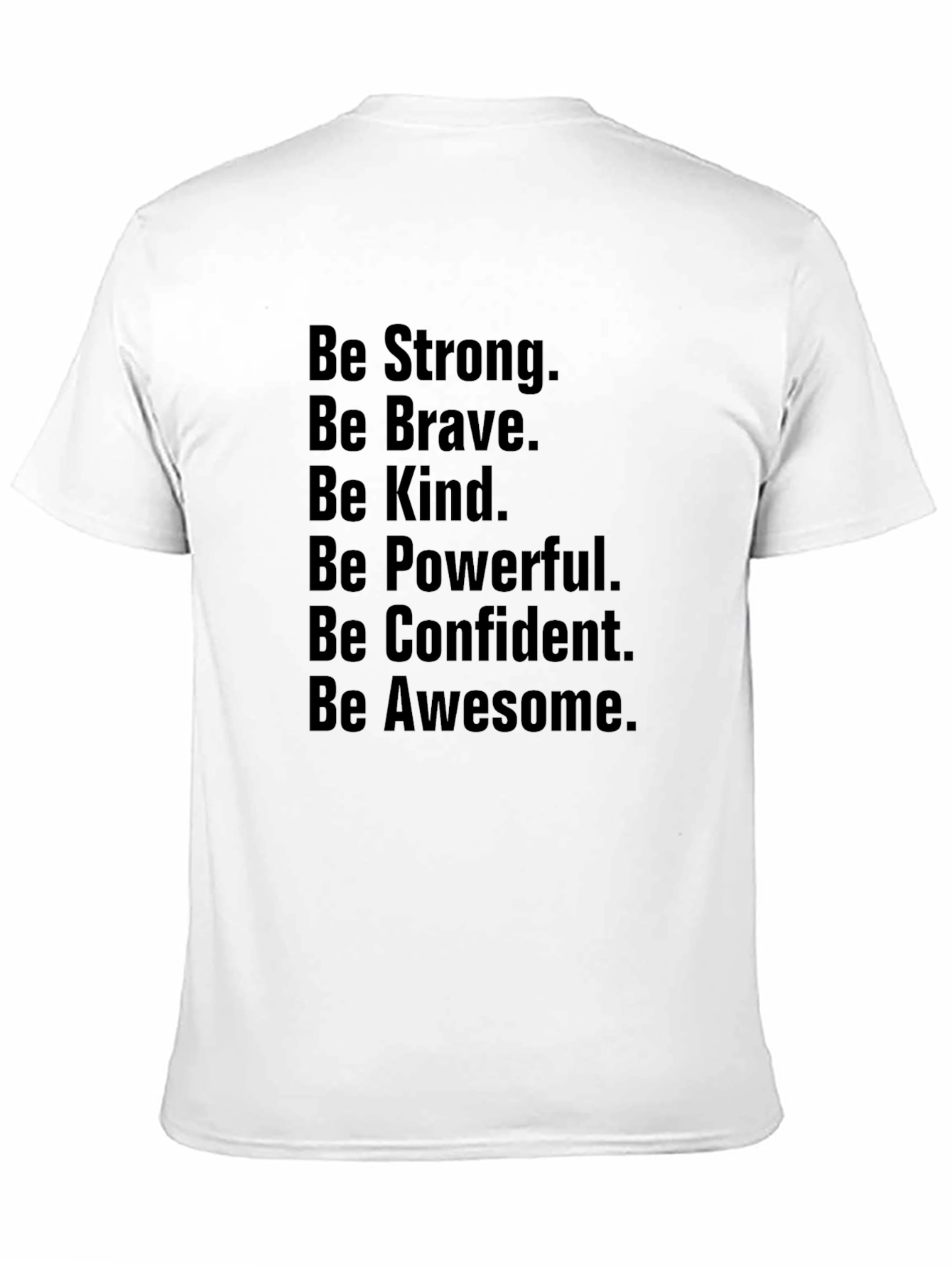Motivational Be Awesome T-Shirt - Black