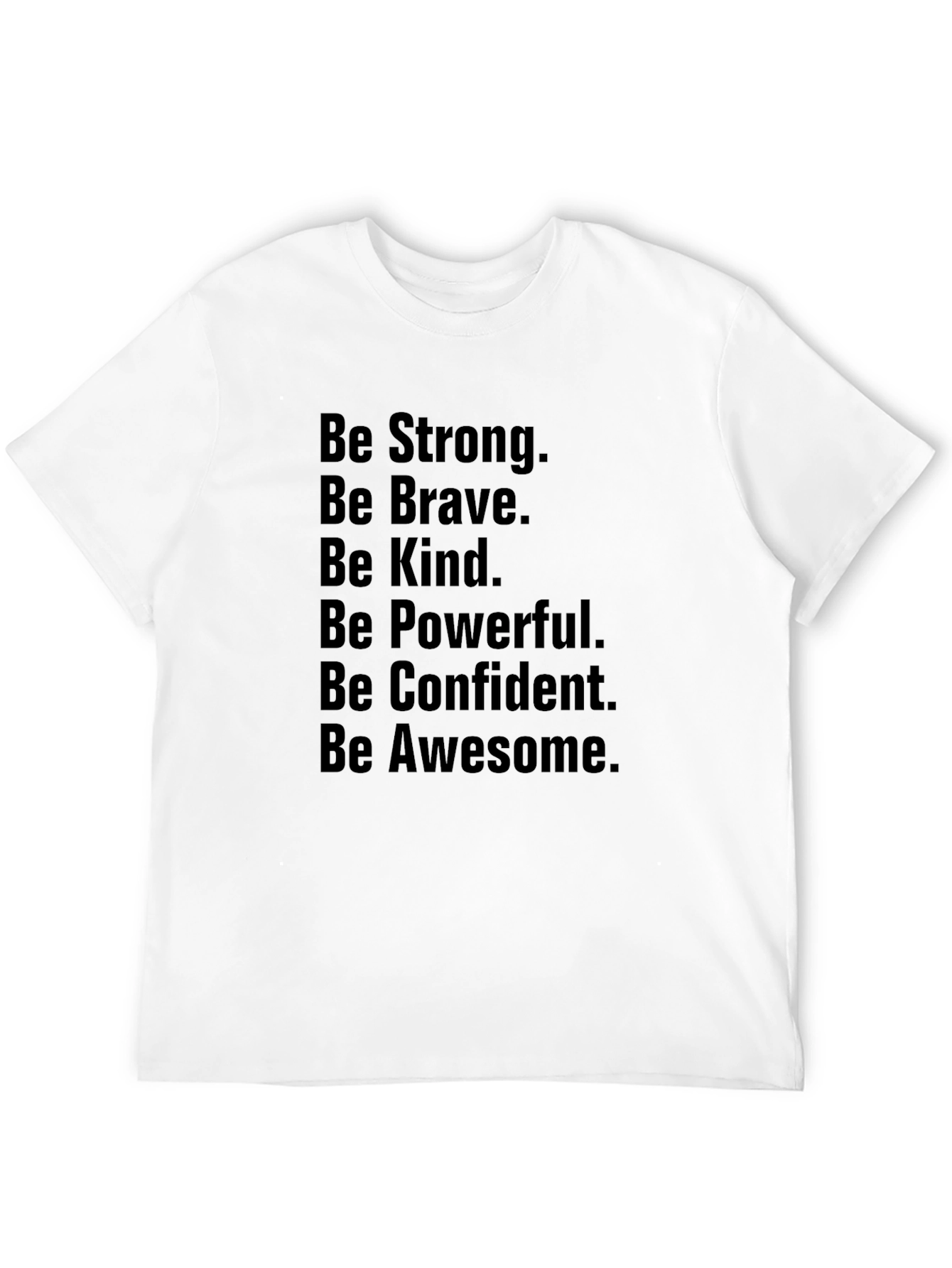 Motivational Be Awesome T-Shirt - Black