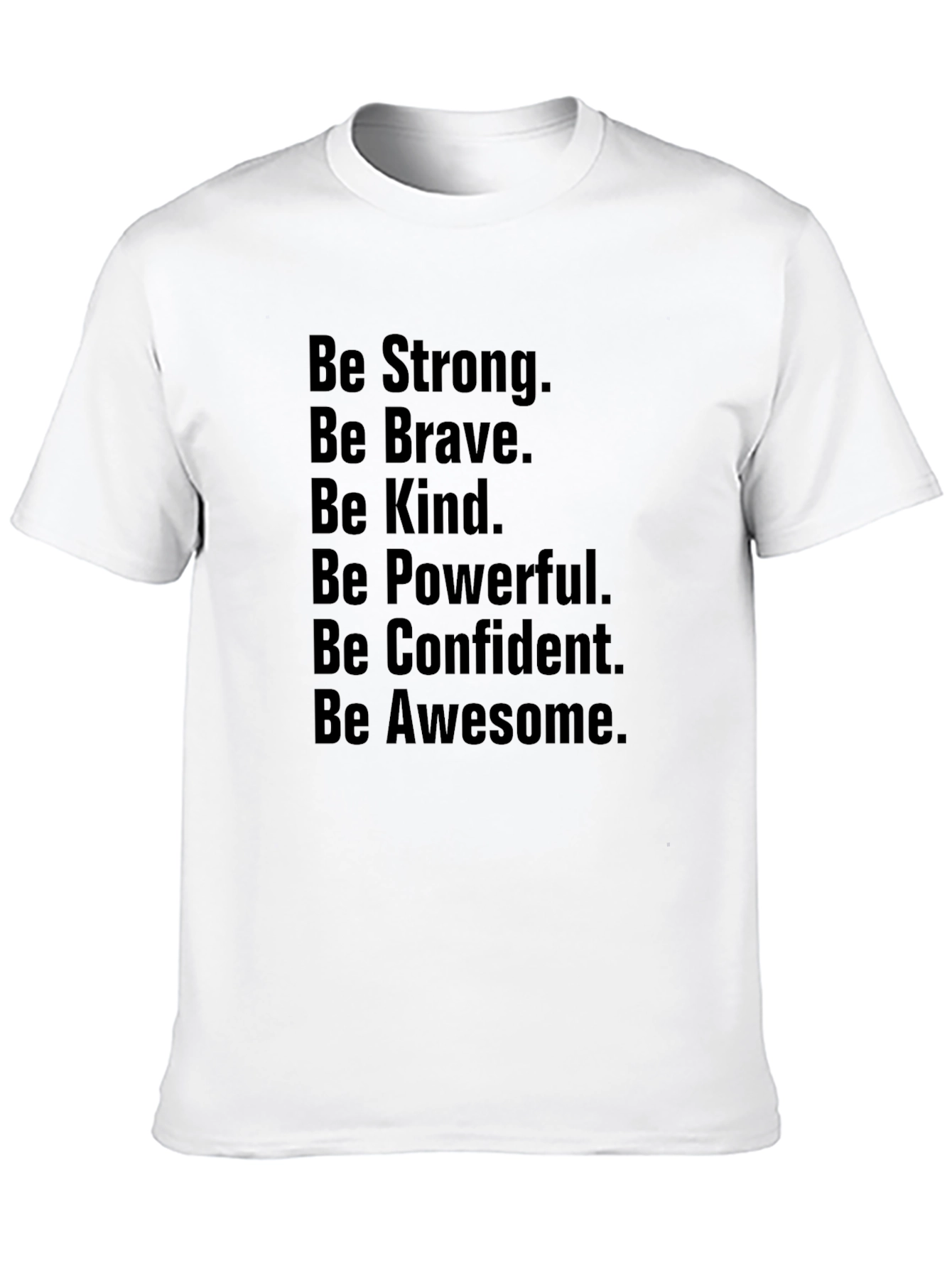 Motivational Be Awesome T-Shirt - Black