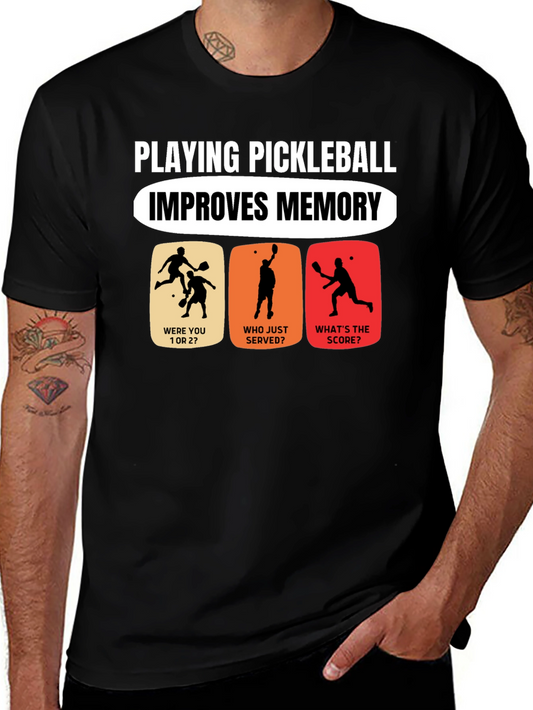 Pickleball Memory T-Shirt - Funny Sport Tee