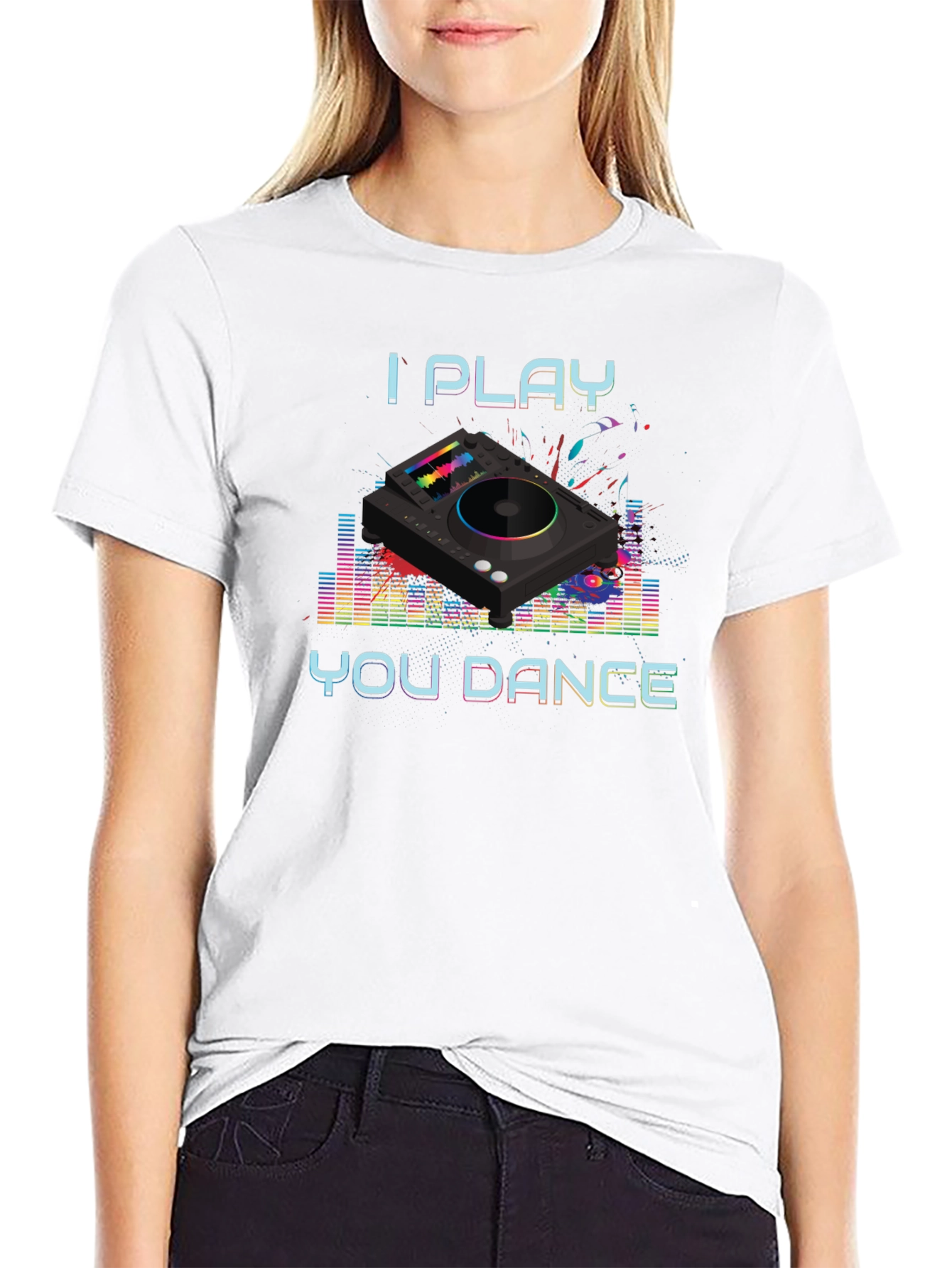 I Play You Dance DJ Graphic Tee