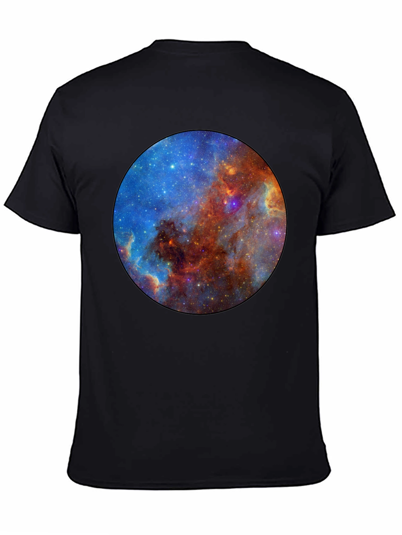 Nebula Graphic Tee - Black Cotton Blend
