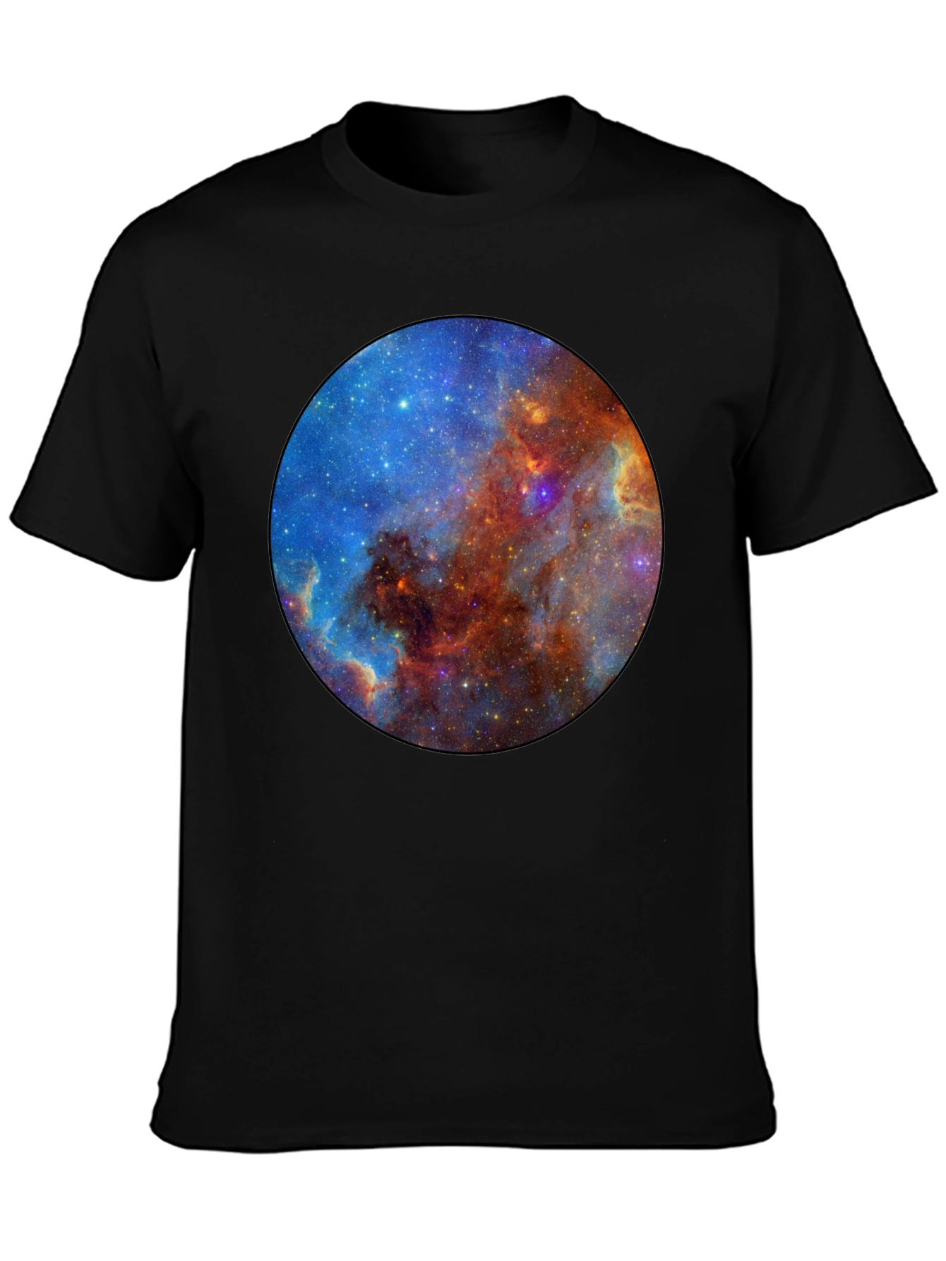 Nebula Graphic Tee - Black Cotton Blend