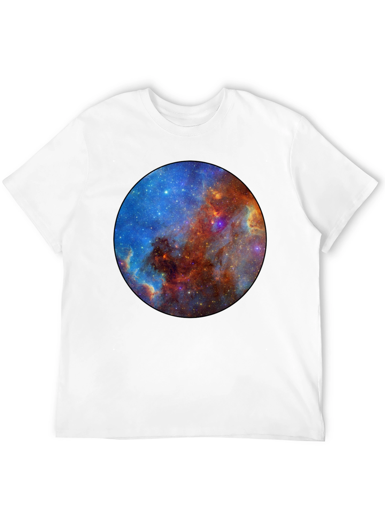 Nebula Graphic Tee - Black Cotton Blend