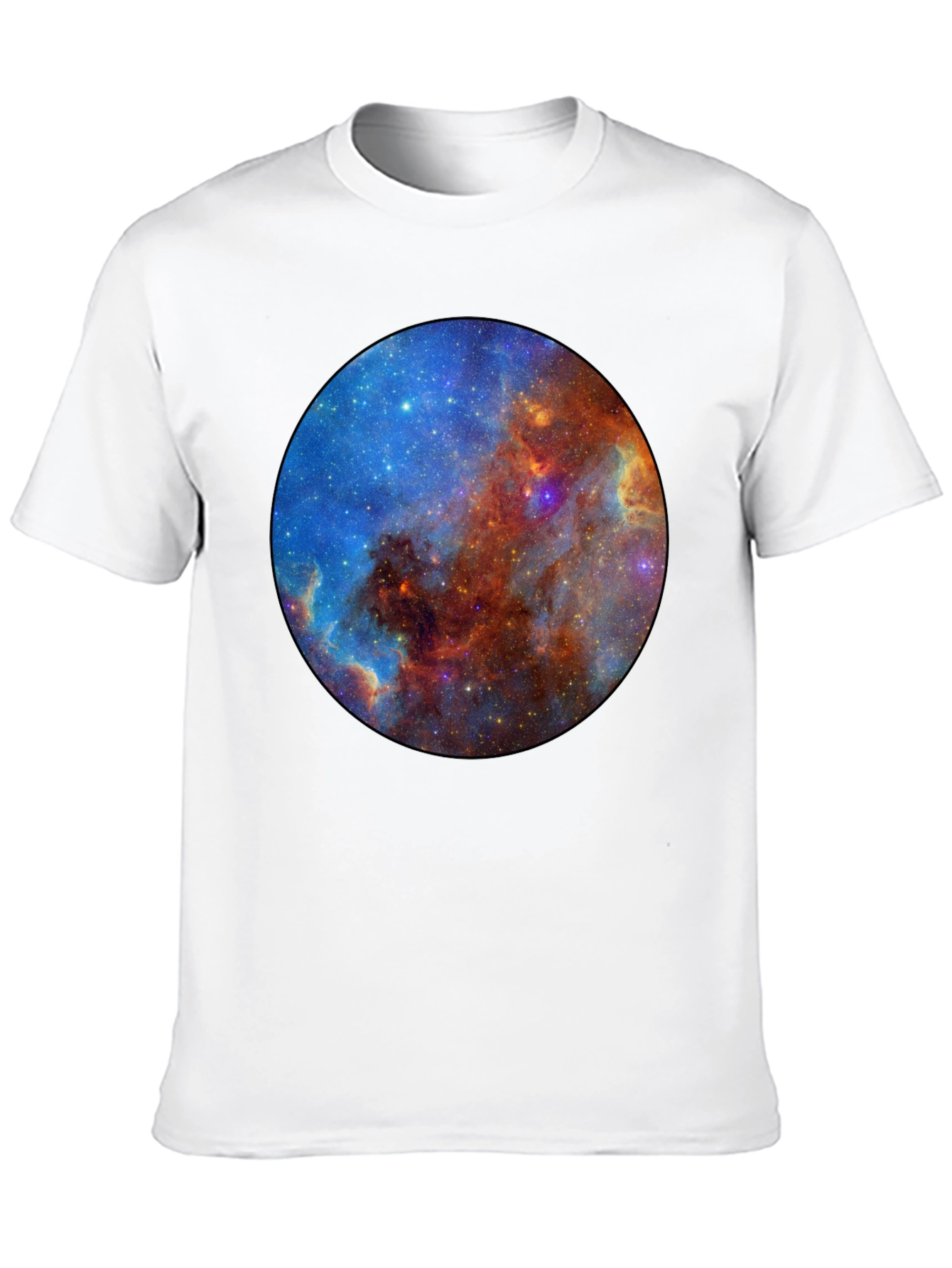 Nebula Graphic Tee - Black Cotton Blend