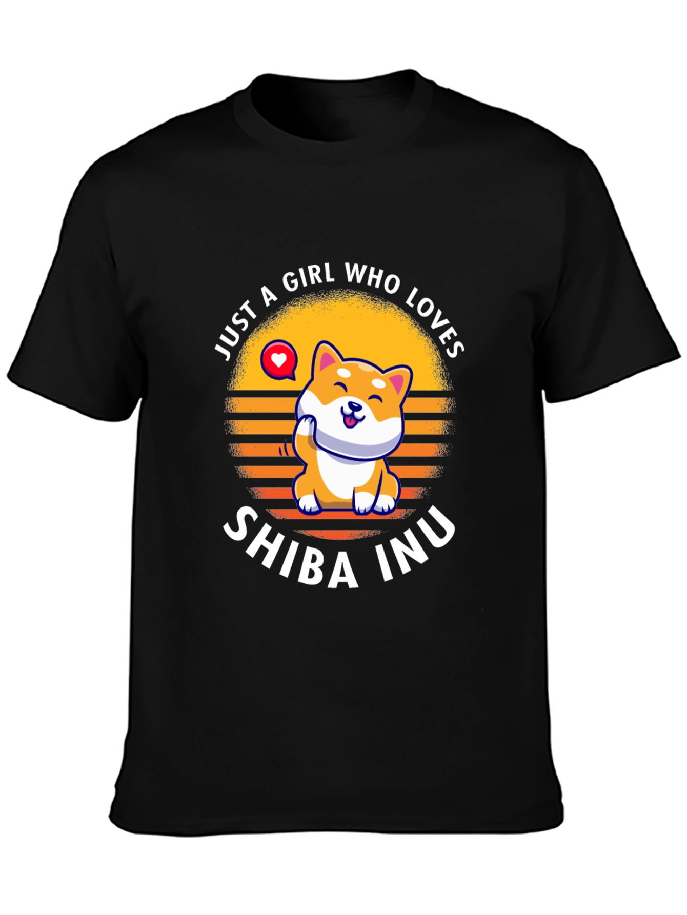 Shiba Inu Girls Love T-Shirt