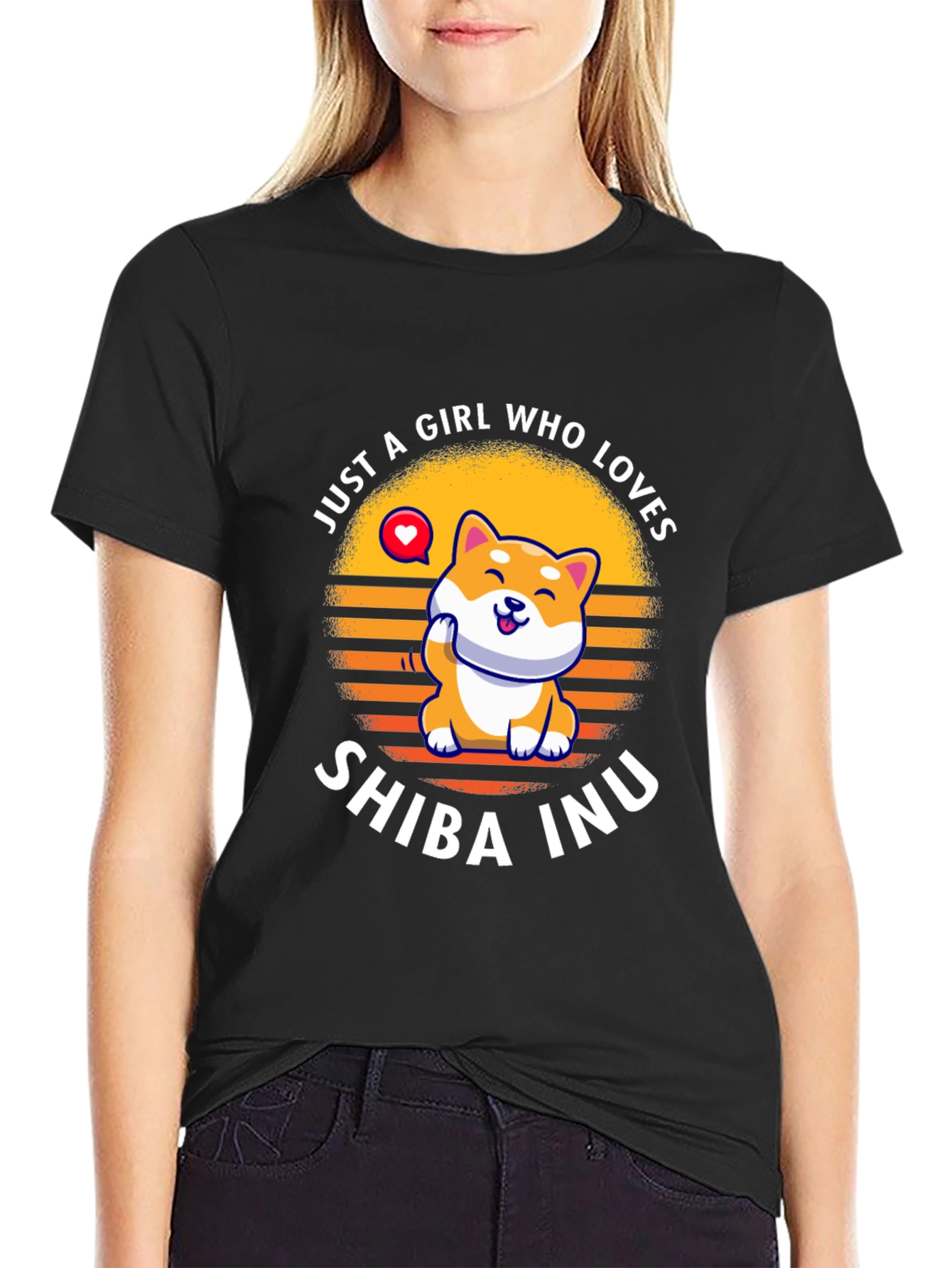 Shiba Inu Girls Love T-Shirt