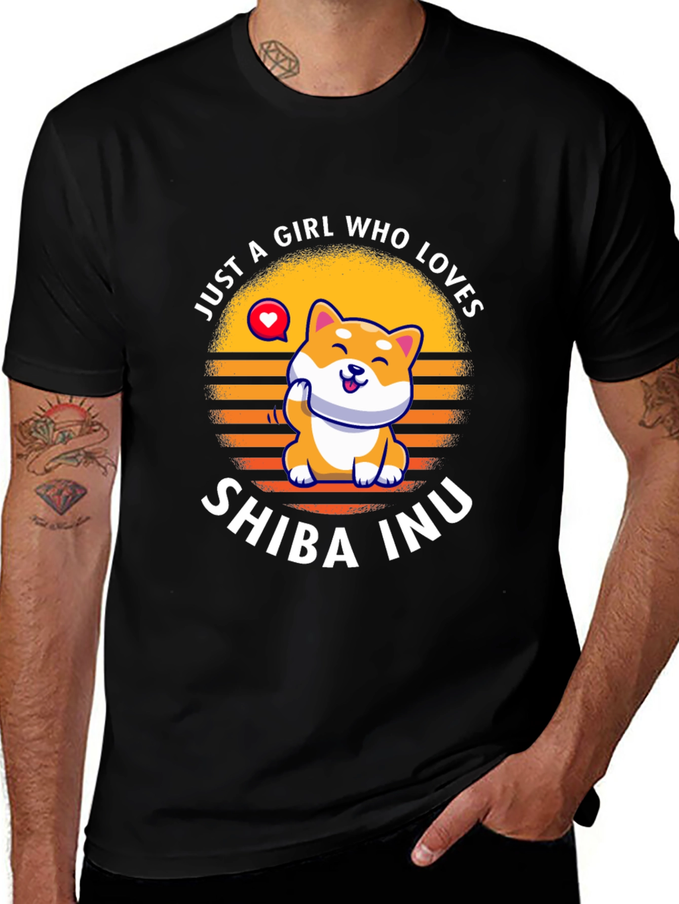 Shiba Inu Girls Love T-Shirt