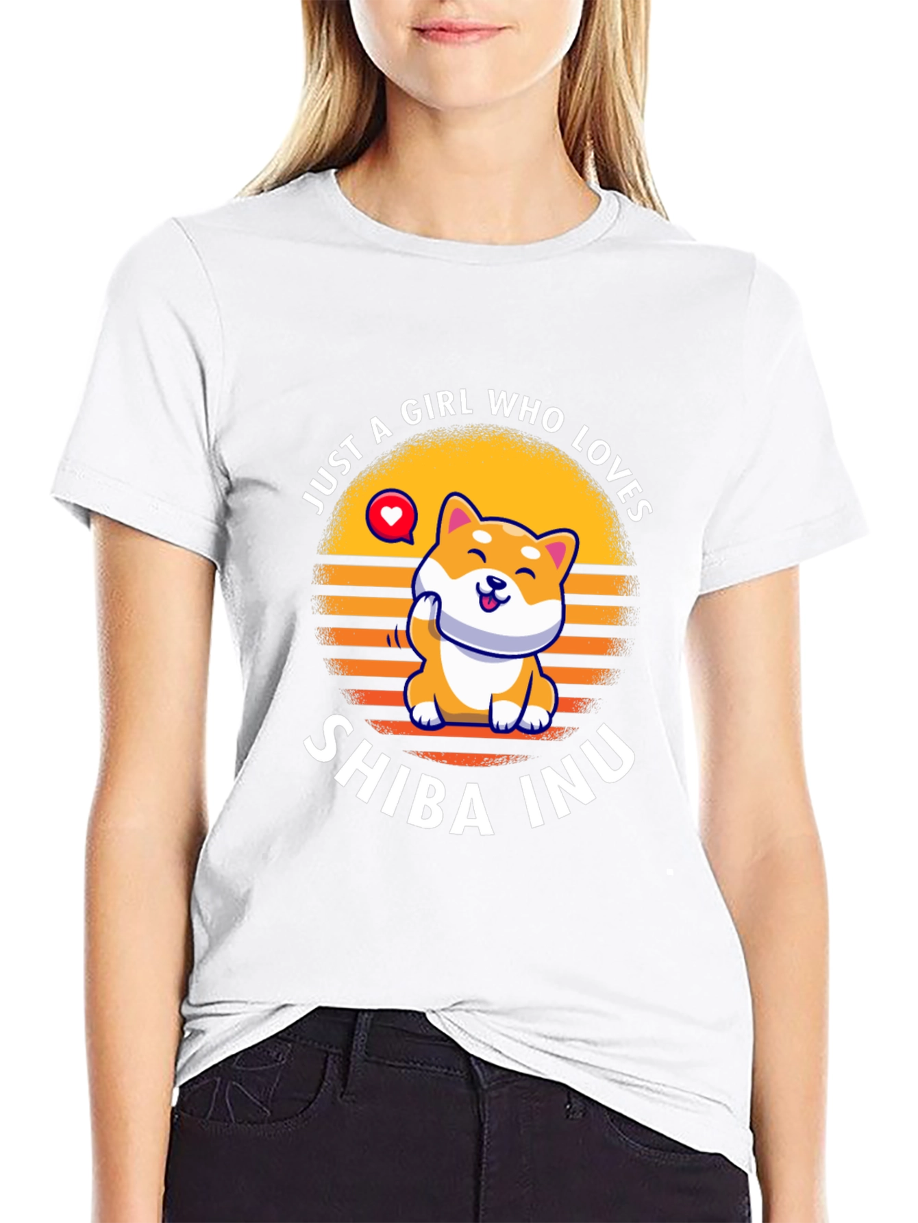 Shiba Inu Girls Love T-Shirt