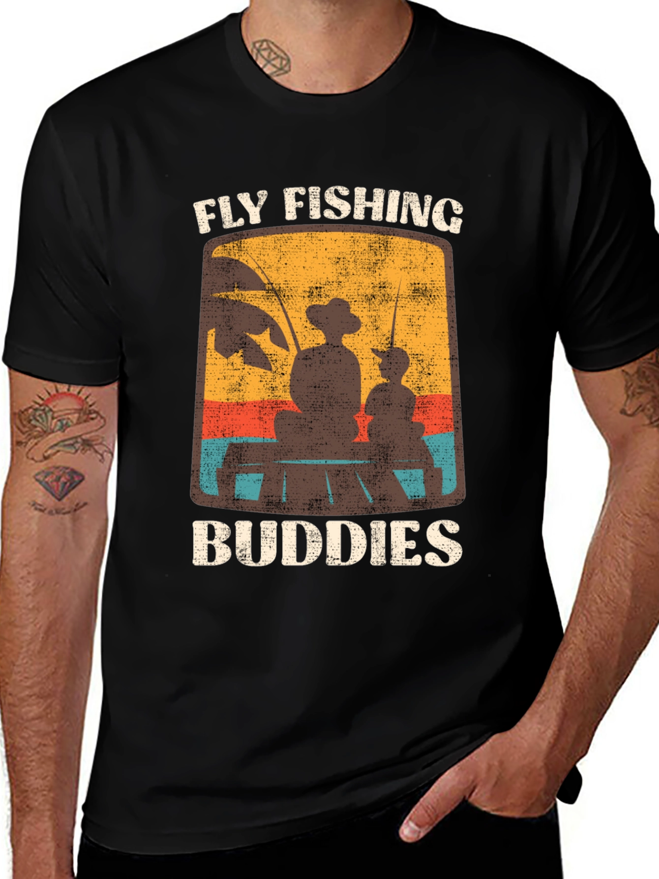 Fly Fishing Buddies Graphic Tee