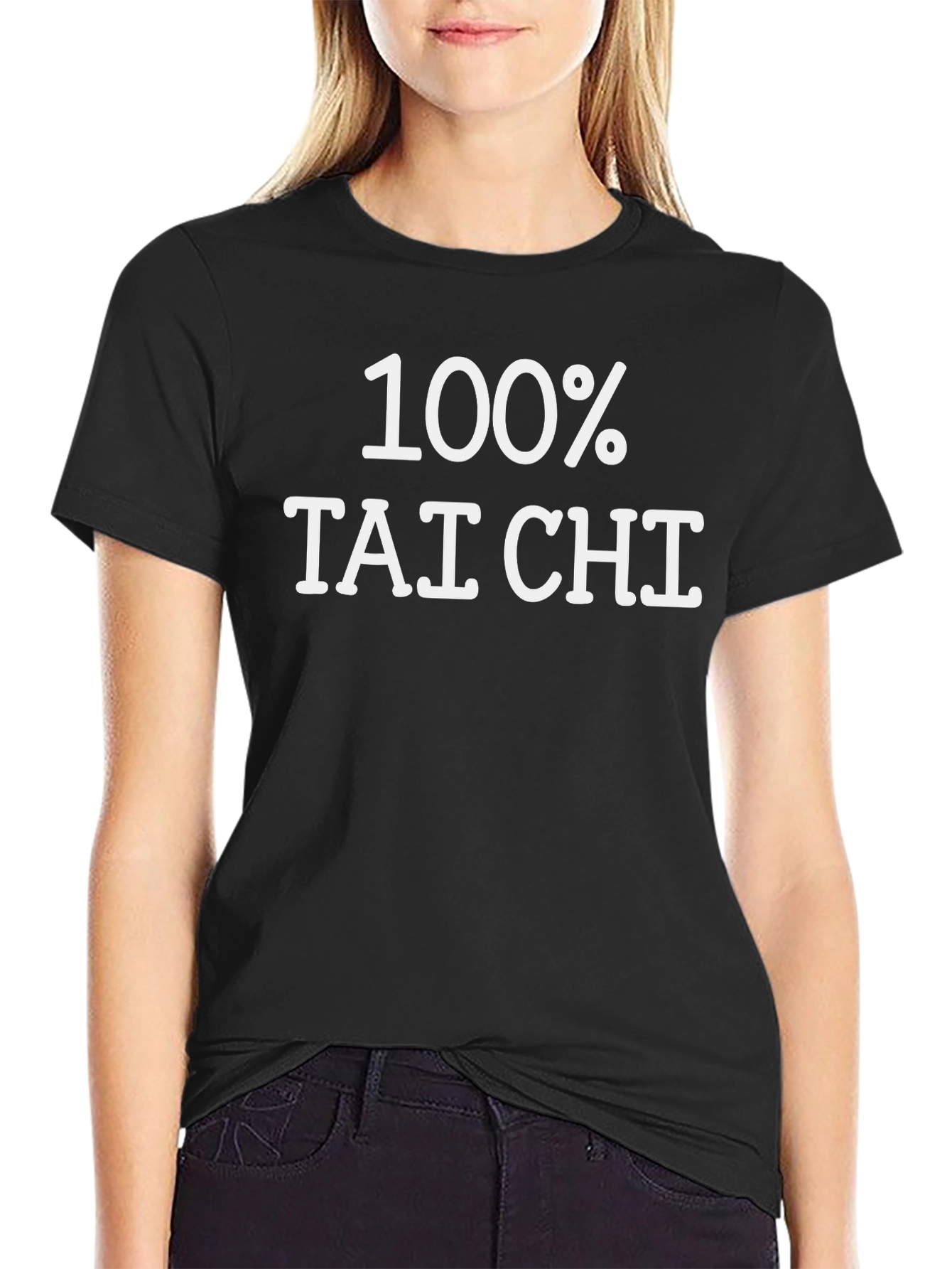 100% Tai Chi Black T-Shirt