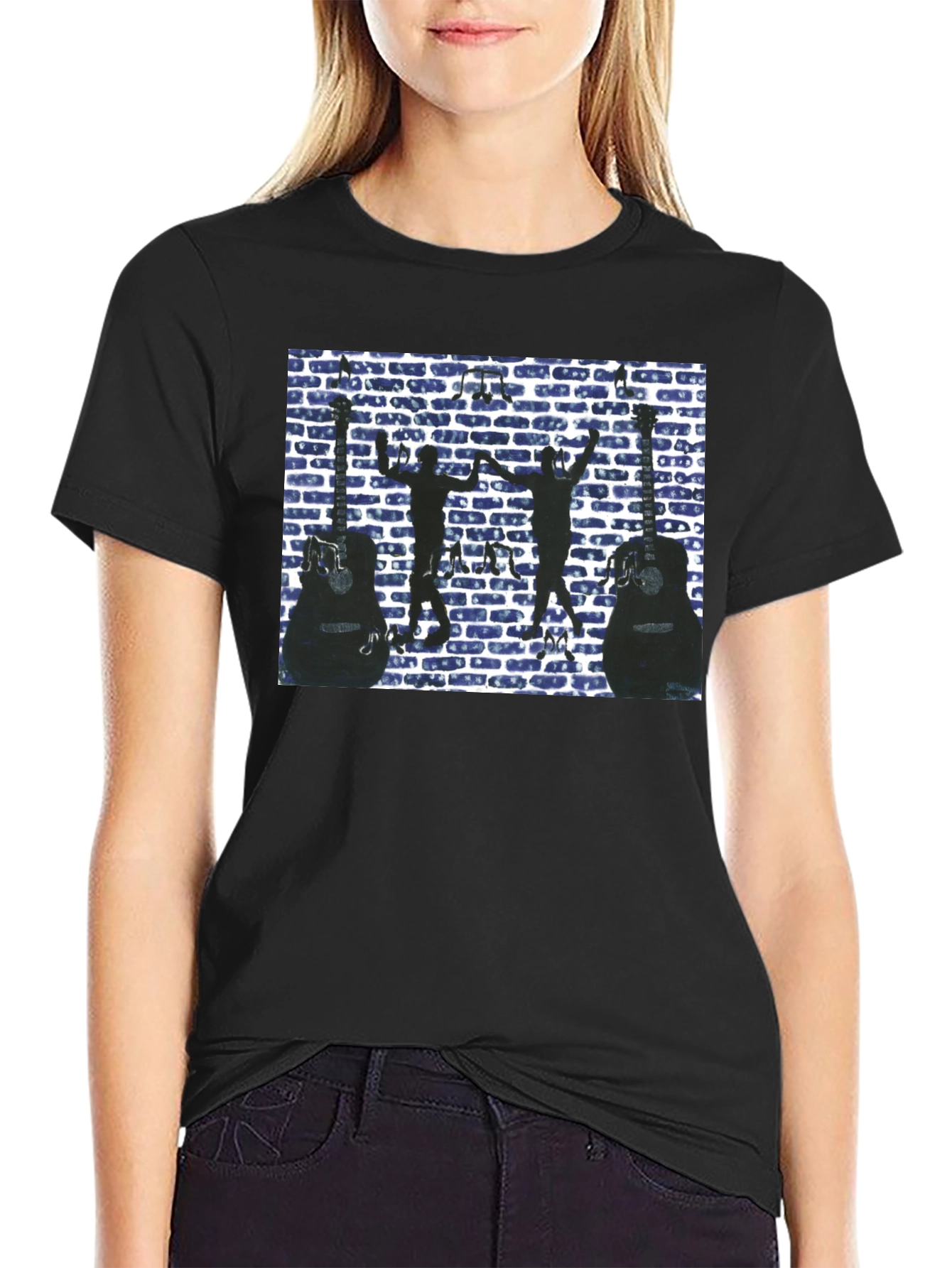 Music Scene Black Tee