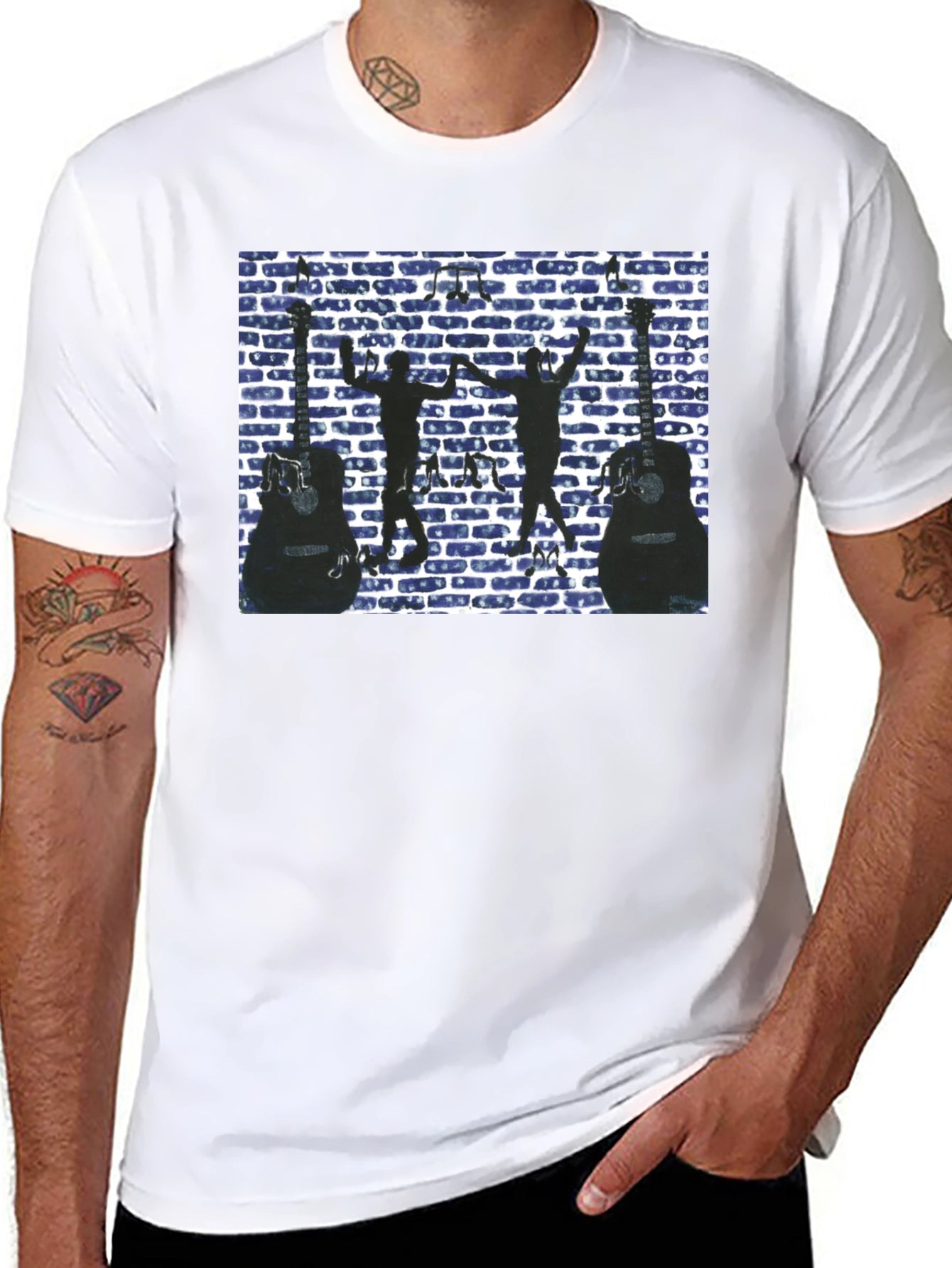 Music Scene Black Tee