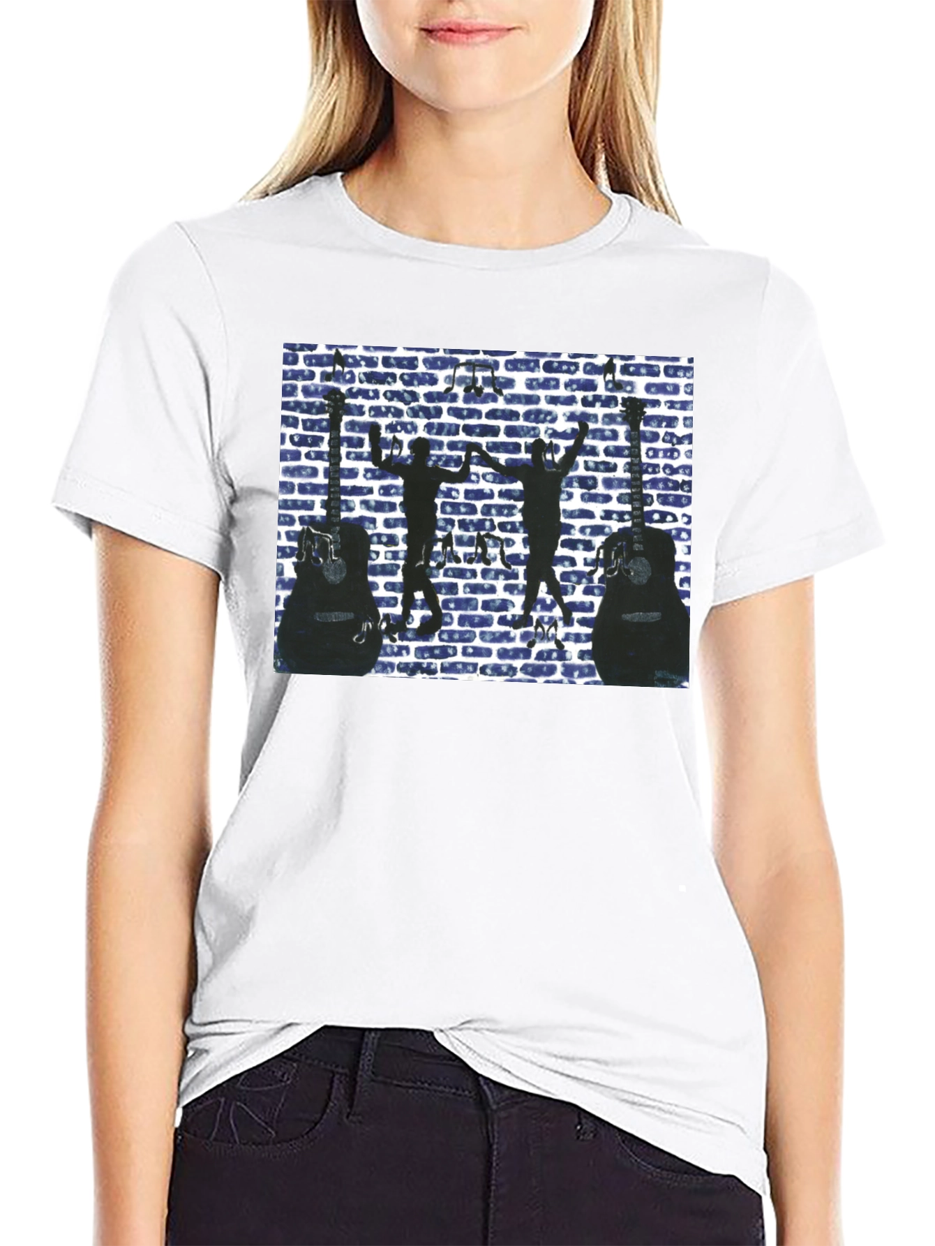 Music Scene Black Tee