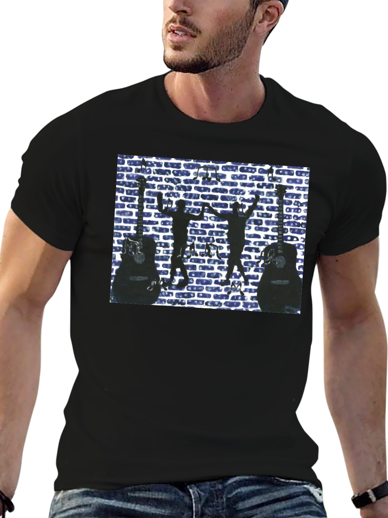 Music Scene Black Tee