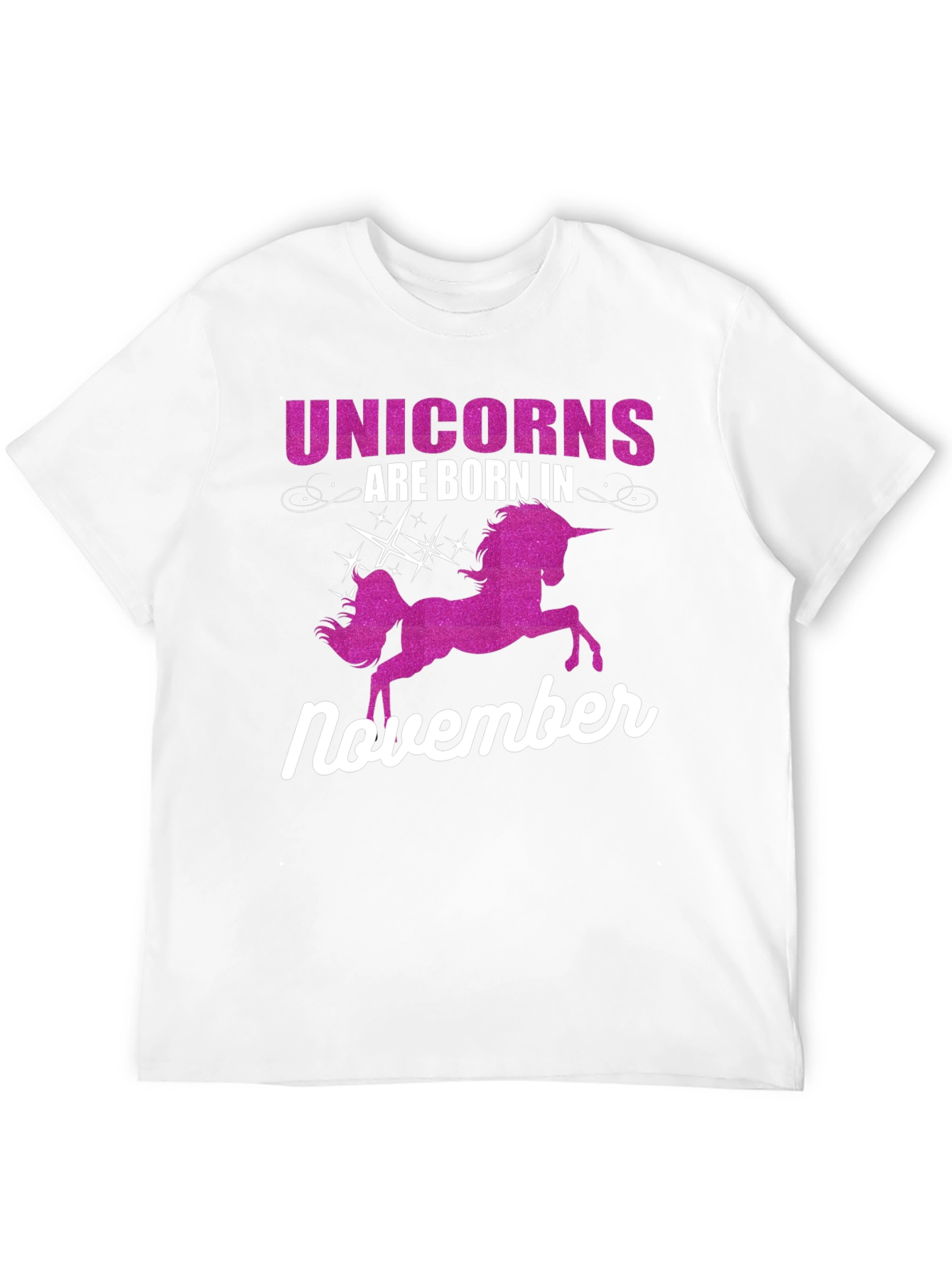 Unicorns Born in November T-Shirt