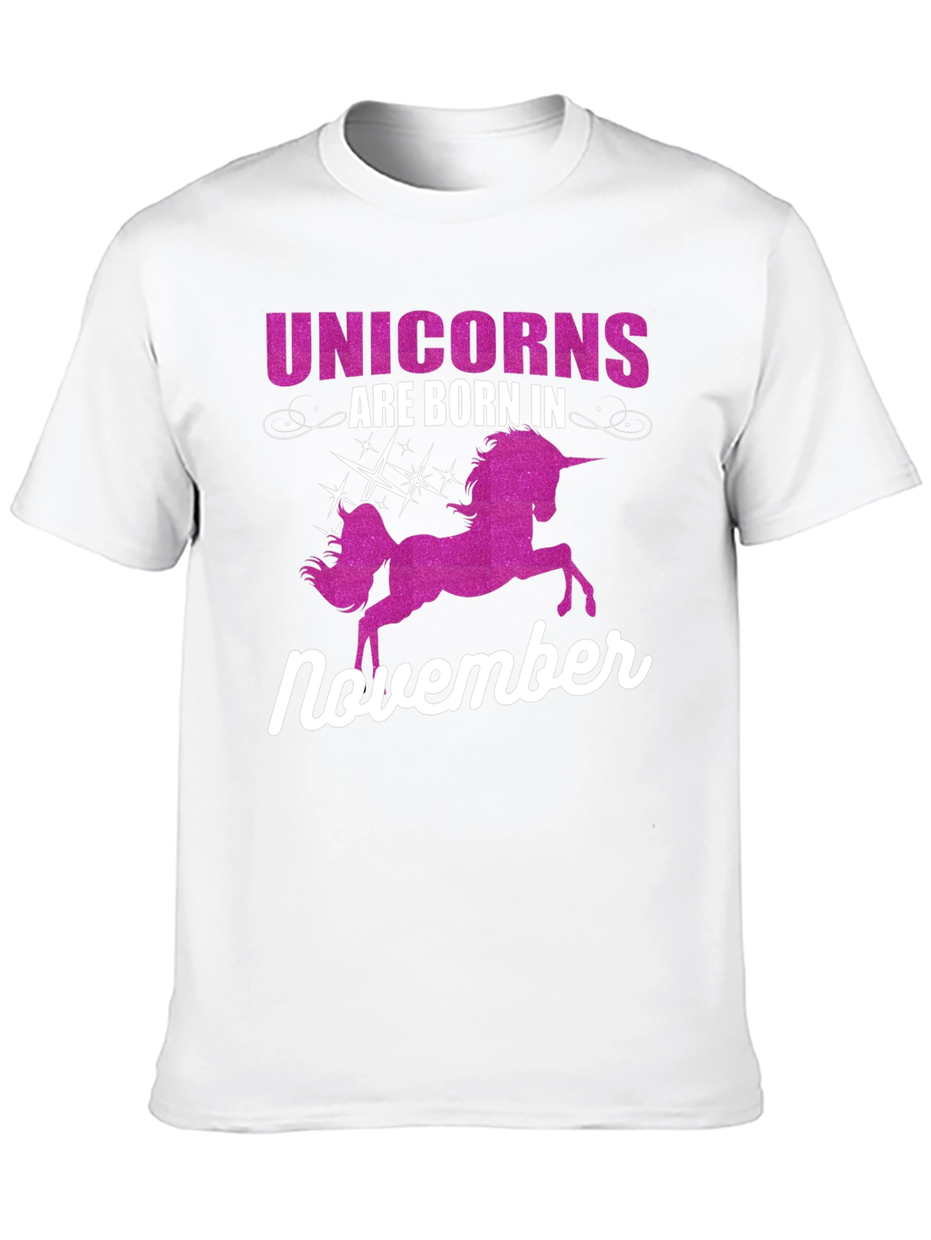 Unicorns Born in November T-Shirt