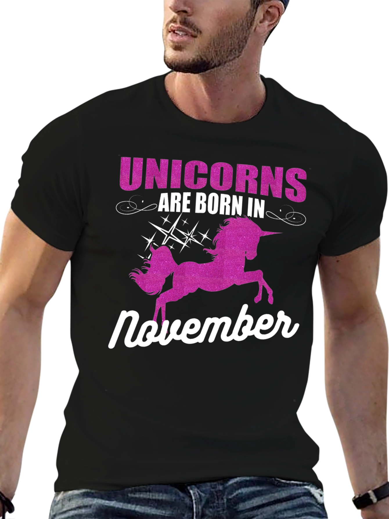 Unicorns Born in November T-Shirt