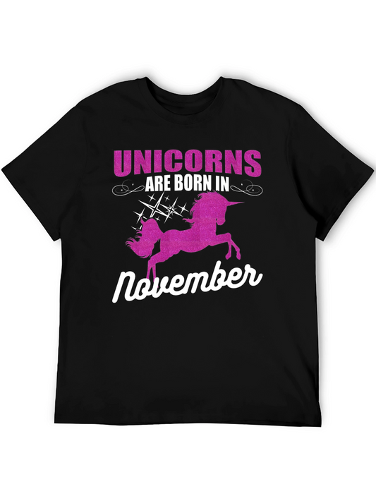 Unicorns Born in November T-Shirt