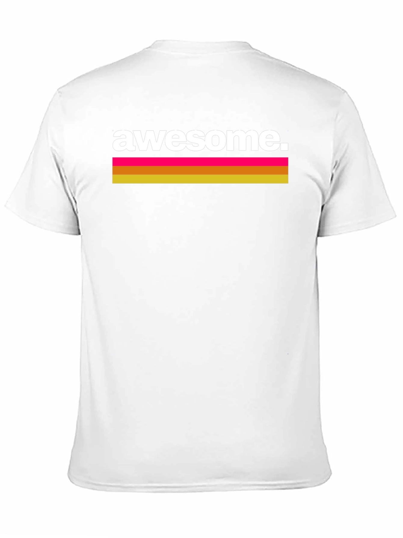 Awesome Retro Graphic Tee - Black Cotton T-Shirt
