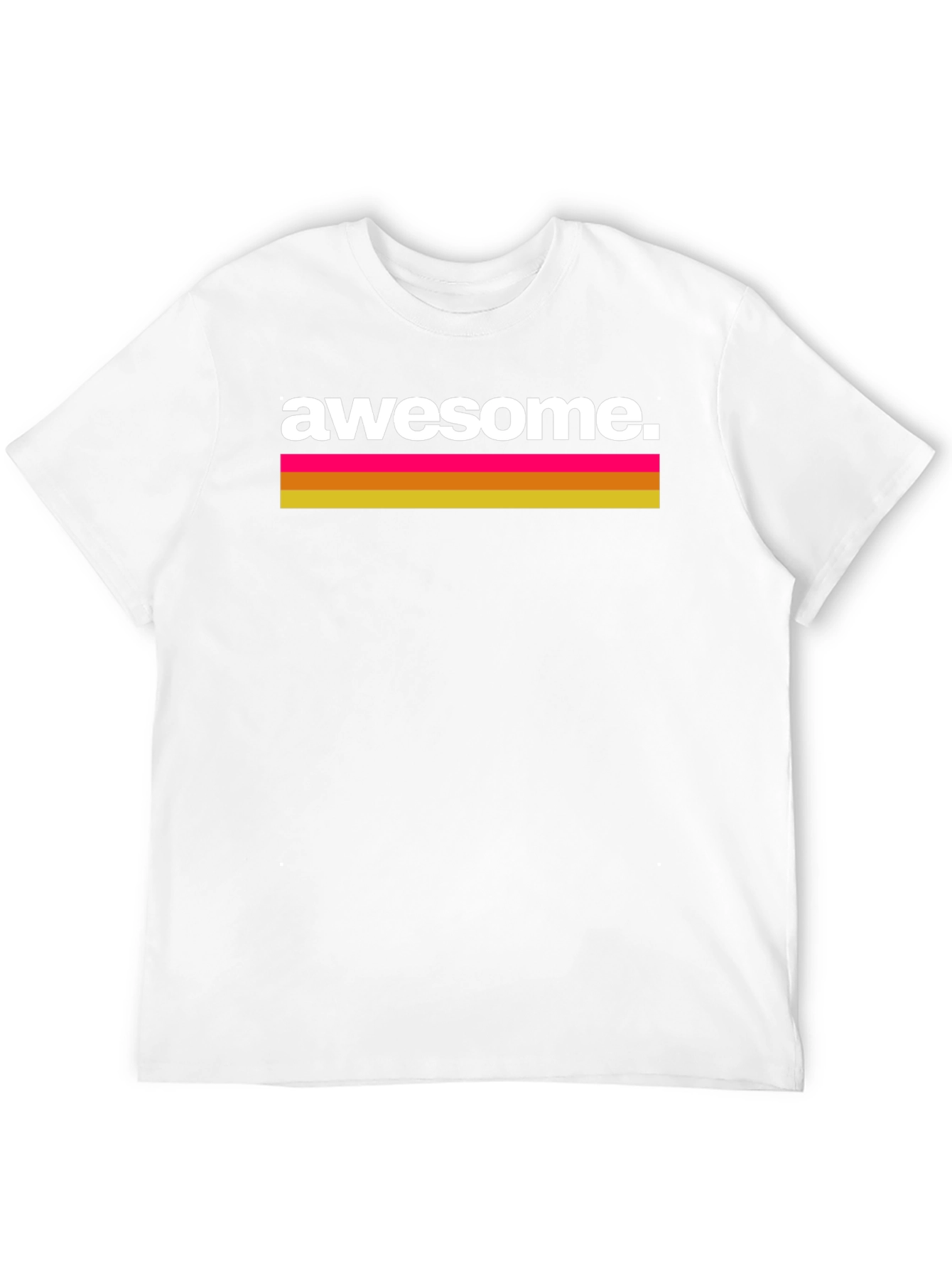 Awesome Retro Graphic Tee - Black Cotton T-Shirt