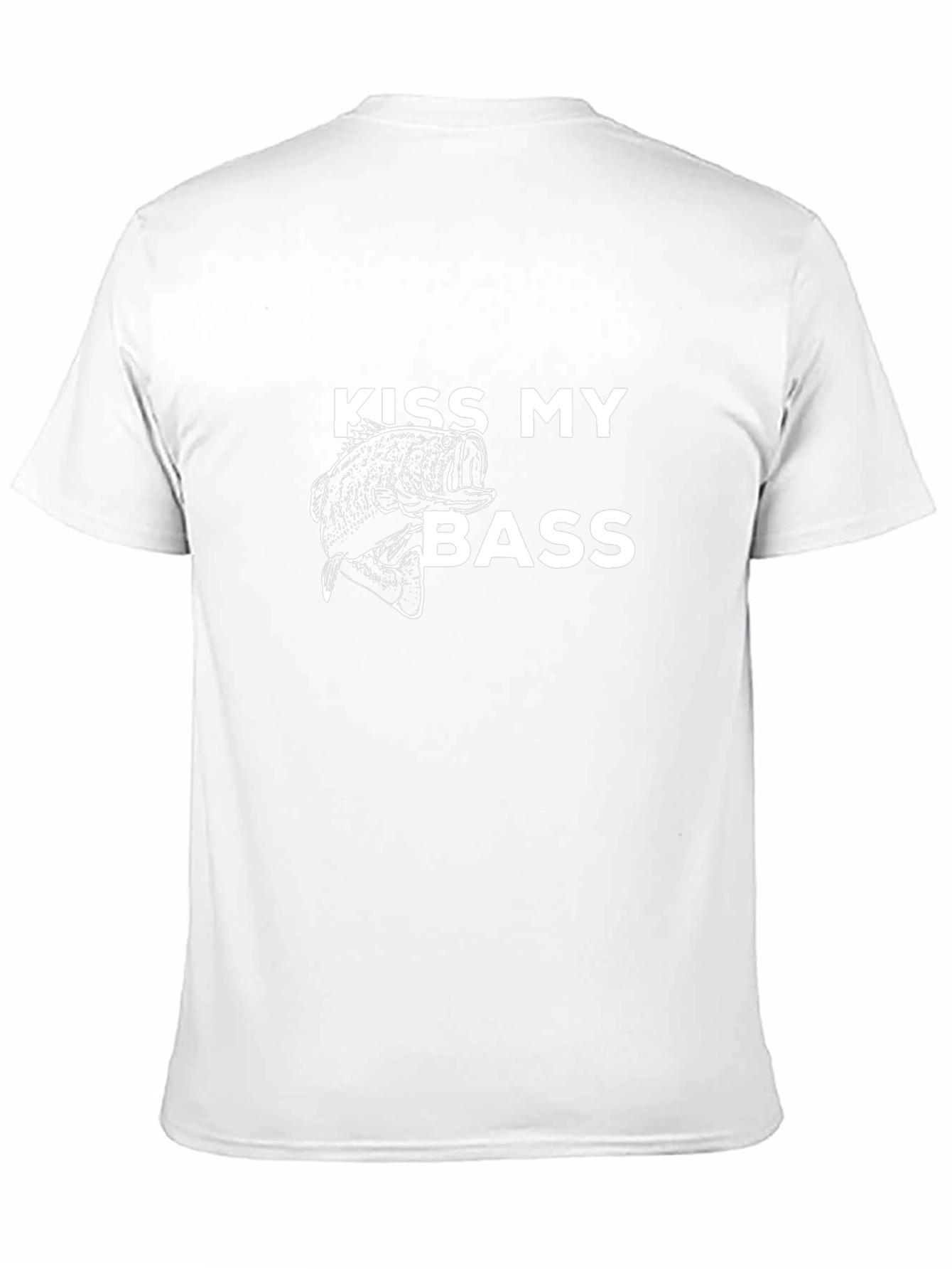 Kiss My Bass T-Shirt - Funny Fishing Tee