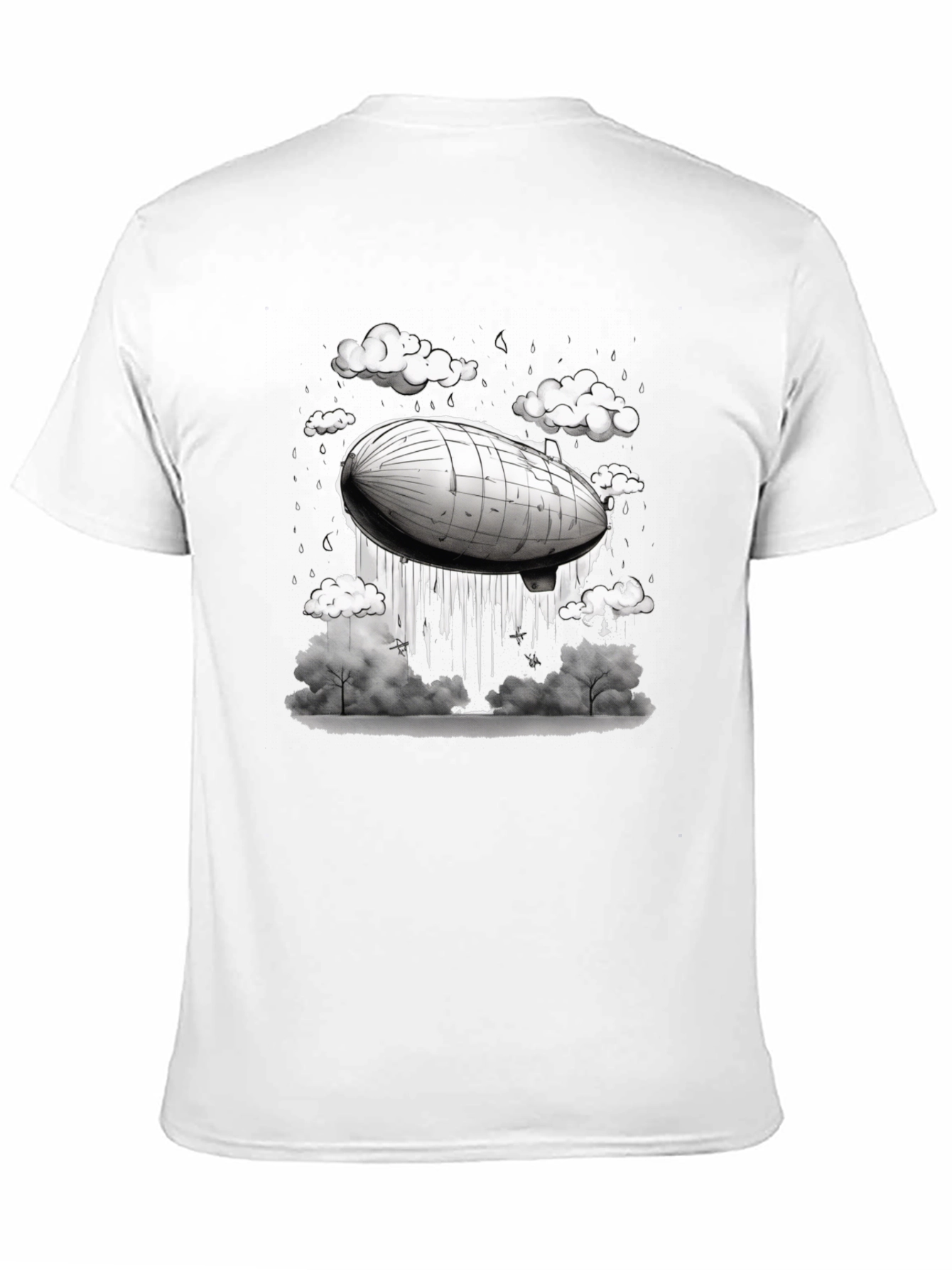 Airship Graphic Tee - Mens Black T-Shirt