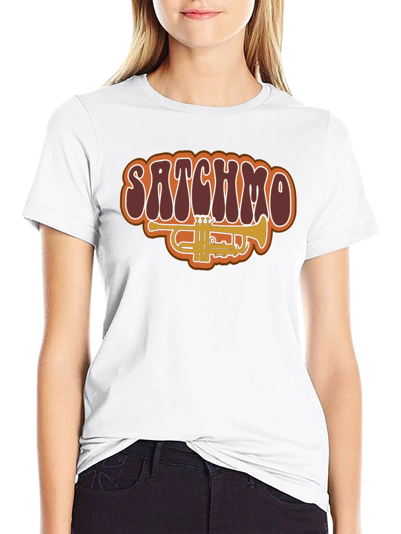 Satchmo Trumpet Graphic T-Shirt