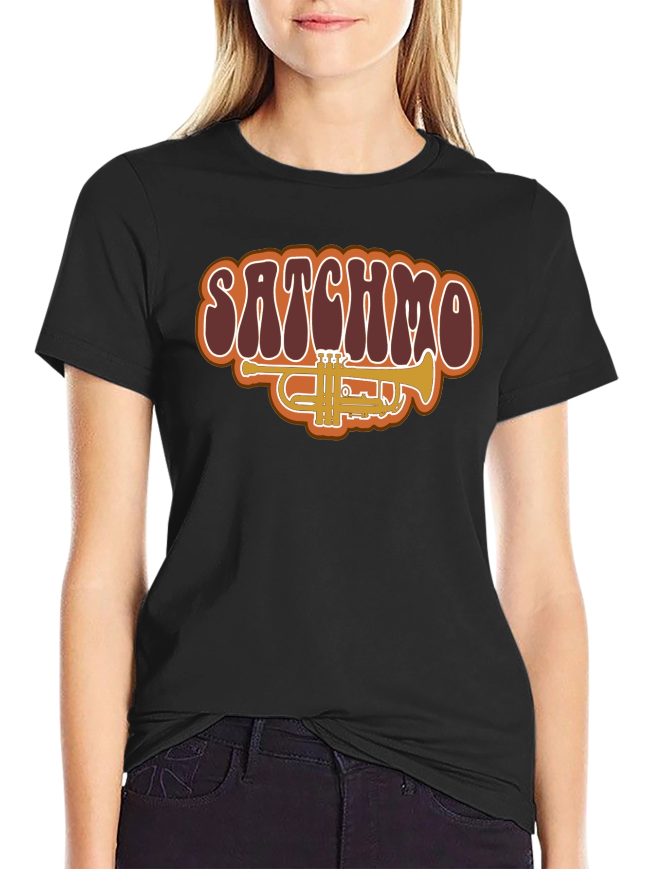 Satchmo Trumpet Graphic T-Shirt