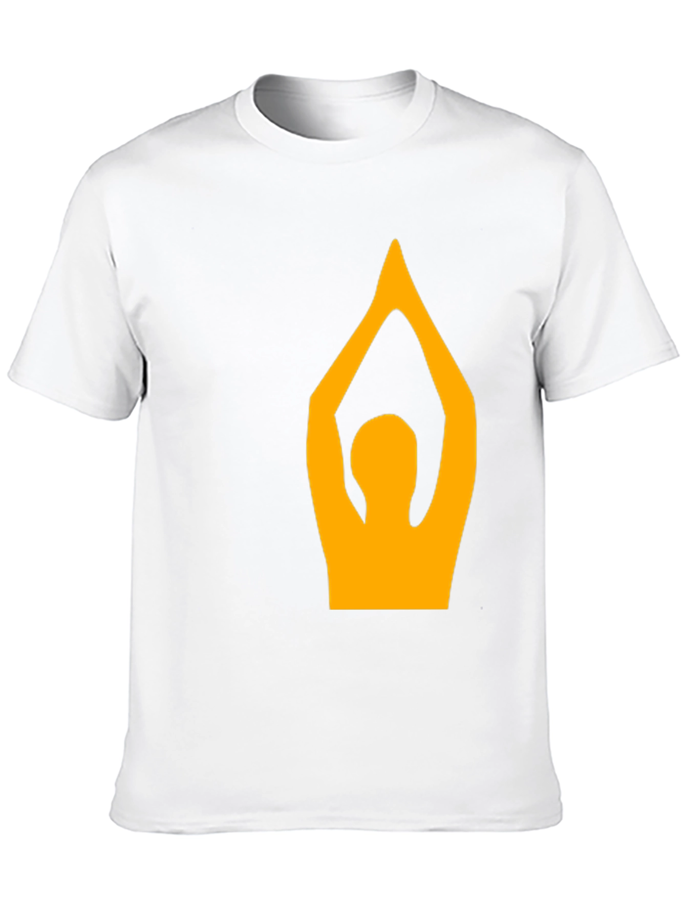 Yoga Pose Graphic T-Shirt - Black