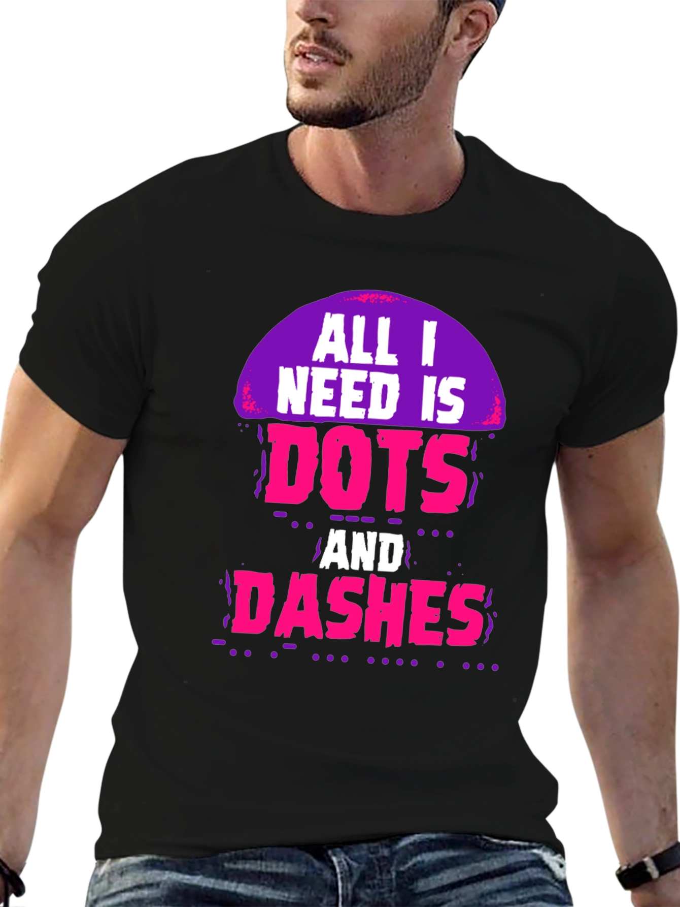Dots and Dashes Graphic Tee