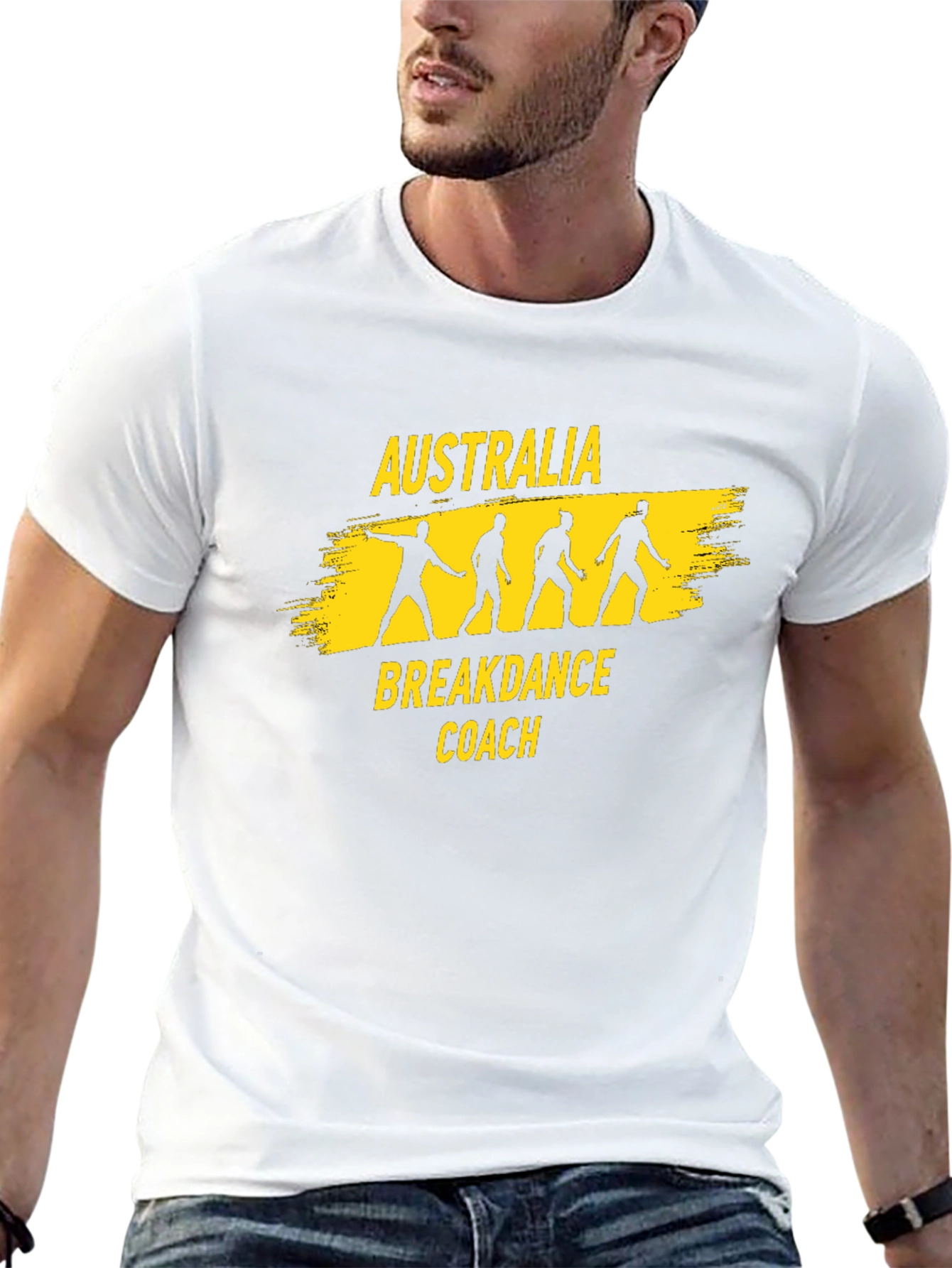 Australia Breakdance Coach T-Shirt - Black