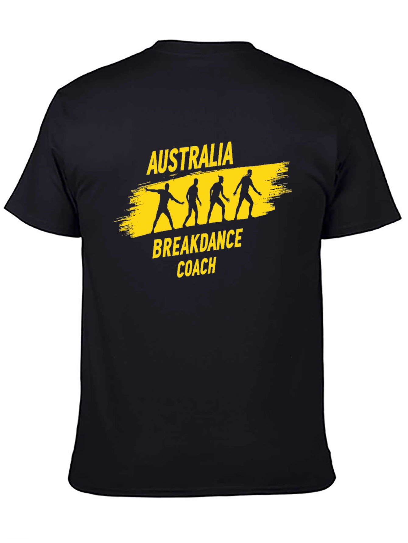 Australia Breakdance Coach T-Shirt - Black