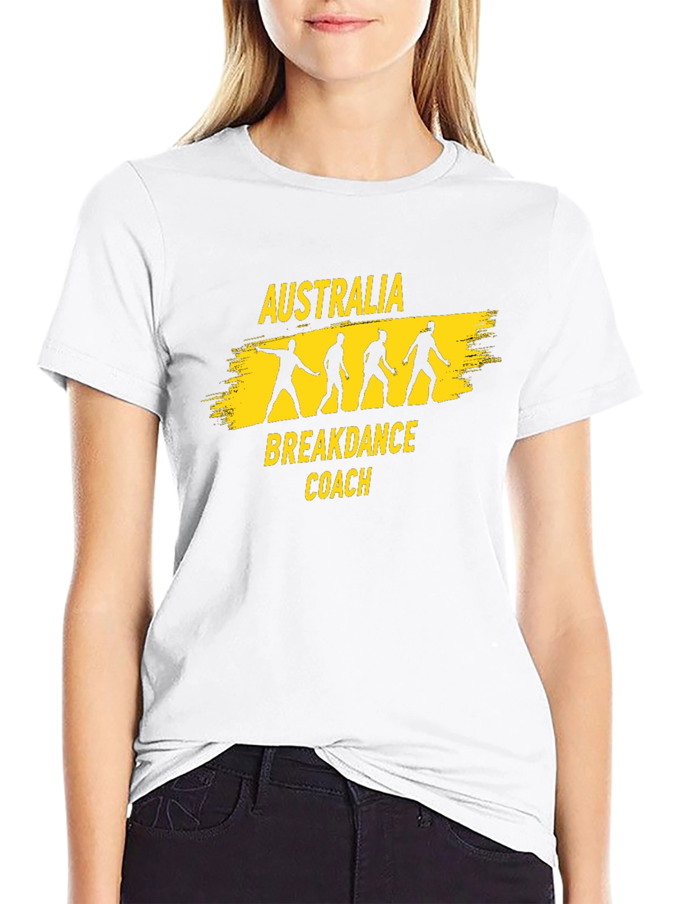 Australia Breakdance Coach T-Shirt - Black