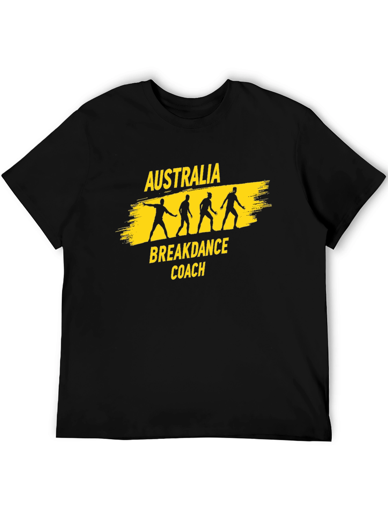 Australia Breakdance Coach T-Shirt - Black