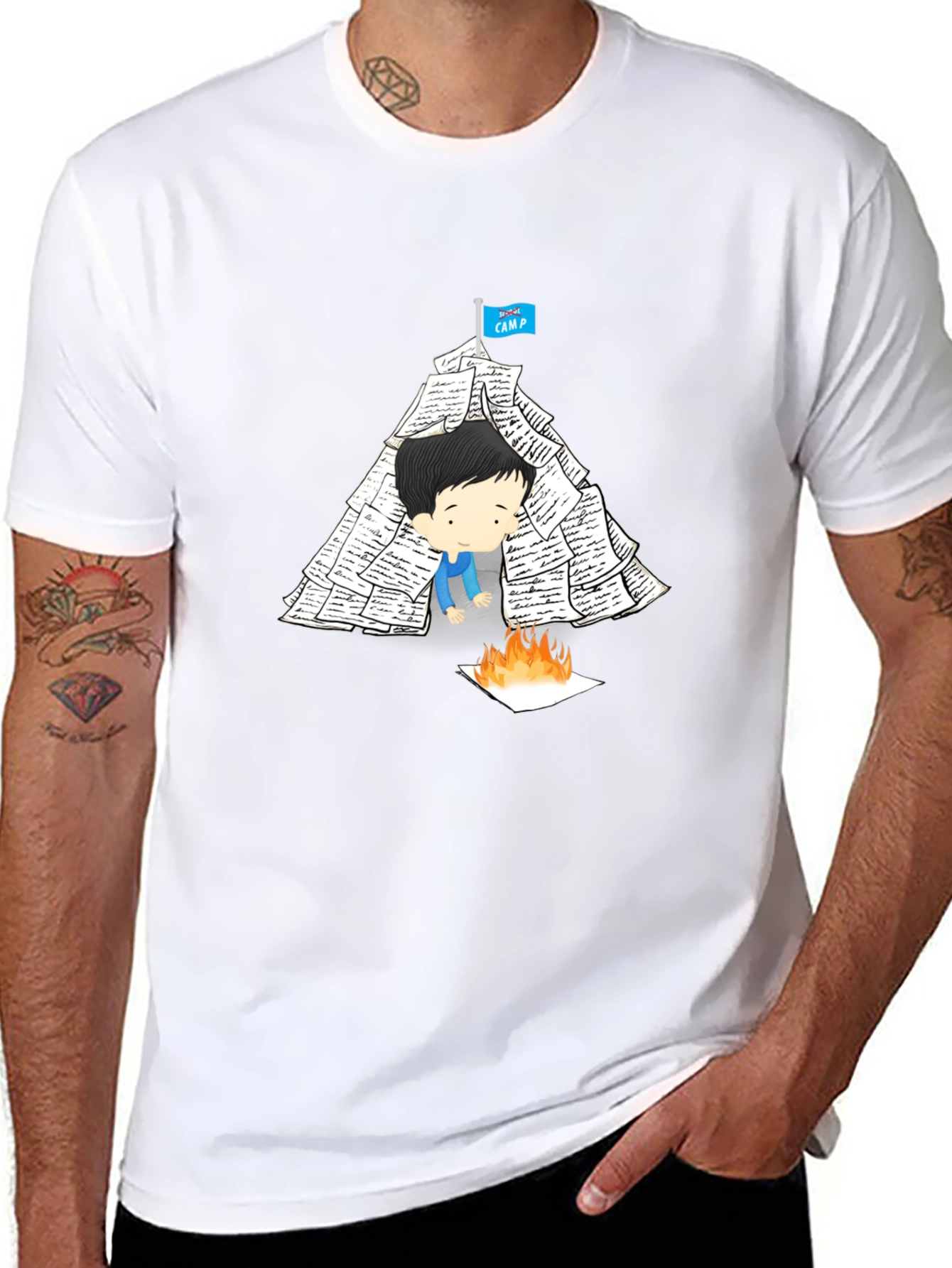 Campfire T-Shirt - Cozy and Unique Graphic Tee