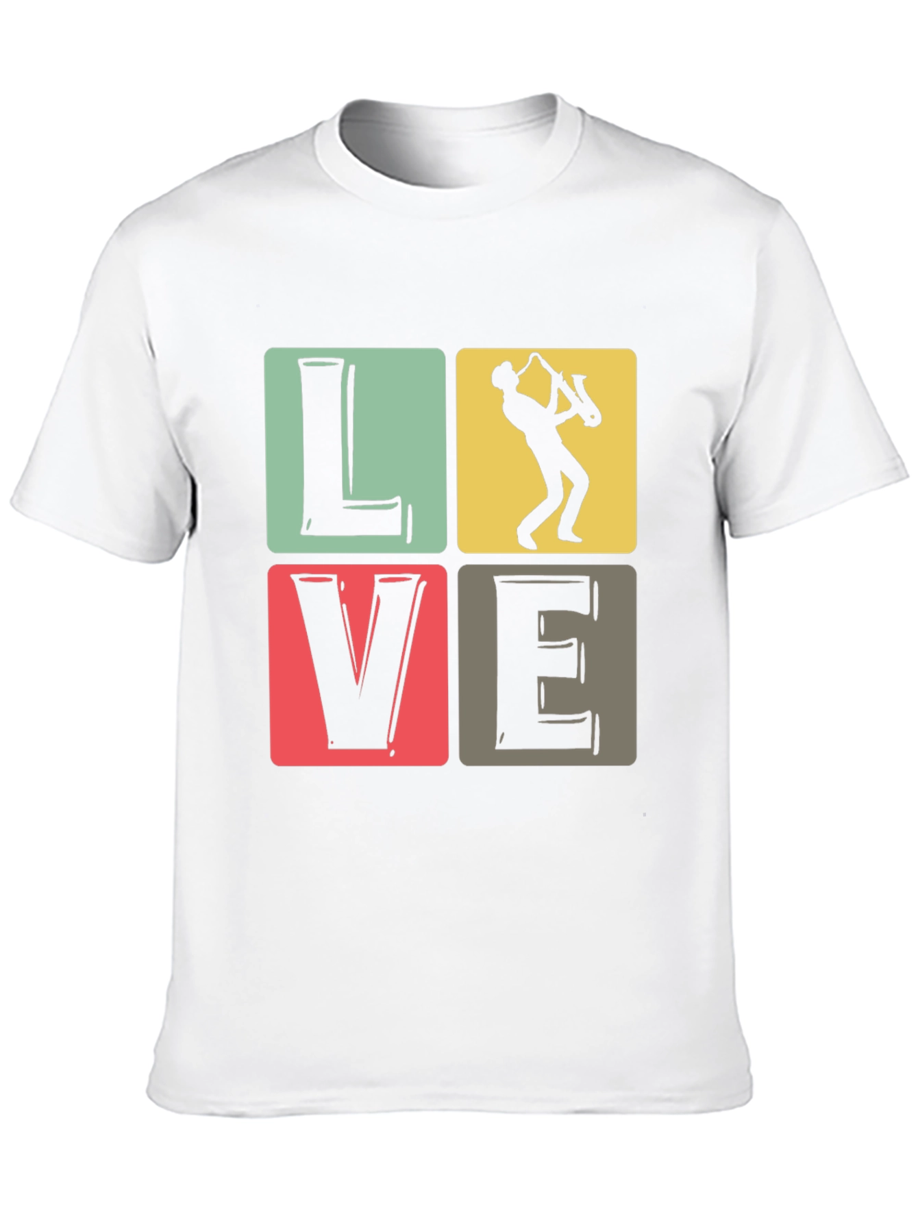Love Music Saxophone T-Shirt
