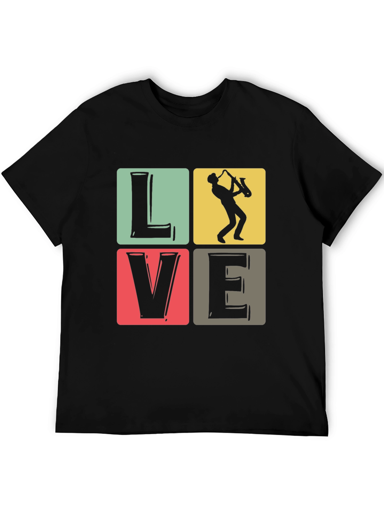 Love Music Saxophone T-Shirt