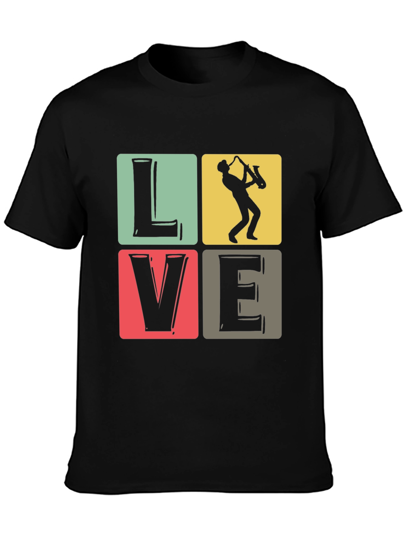 Love Music Saxophone T-Shirt
