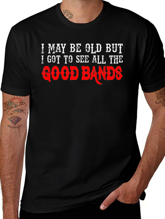 Vintage Good Bands Graphic Tee - Classic Rock Fan Shirt